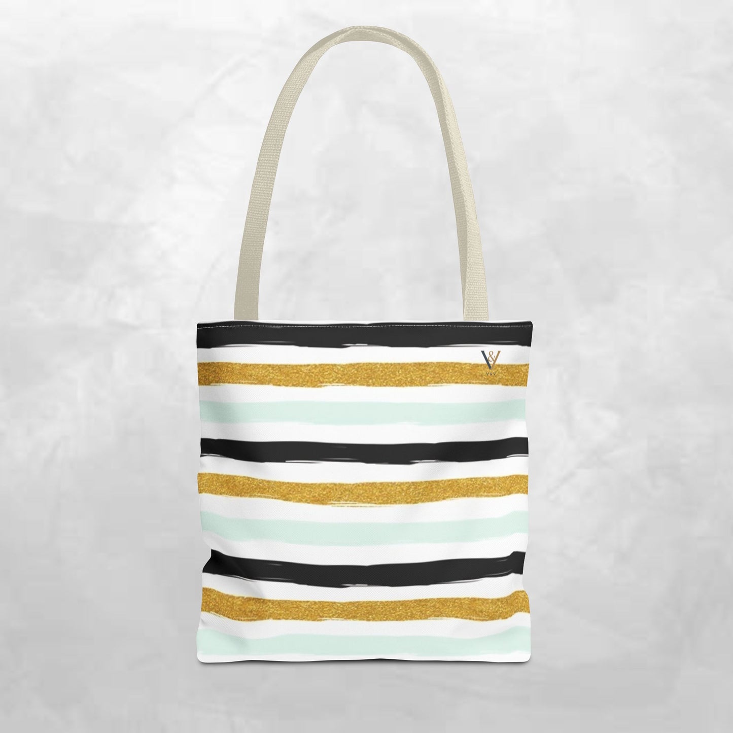 Chic Striped Tote Bag, Stylish Handbag, Casual Carryall, Everyday Shopper, Gift for Her, Beach Bag, Fashion Accessory