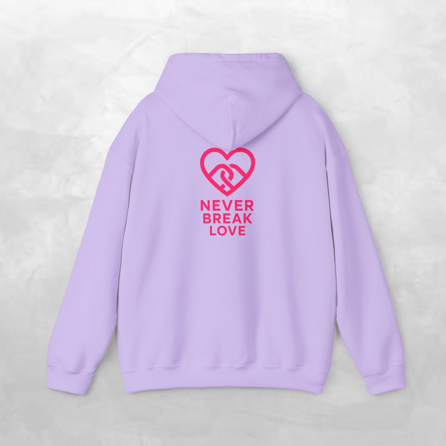 Never Break Love Hoodie, Unisex Sweatshirt, Cute Gift for Couples, Valentine’s