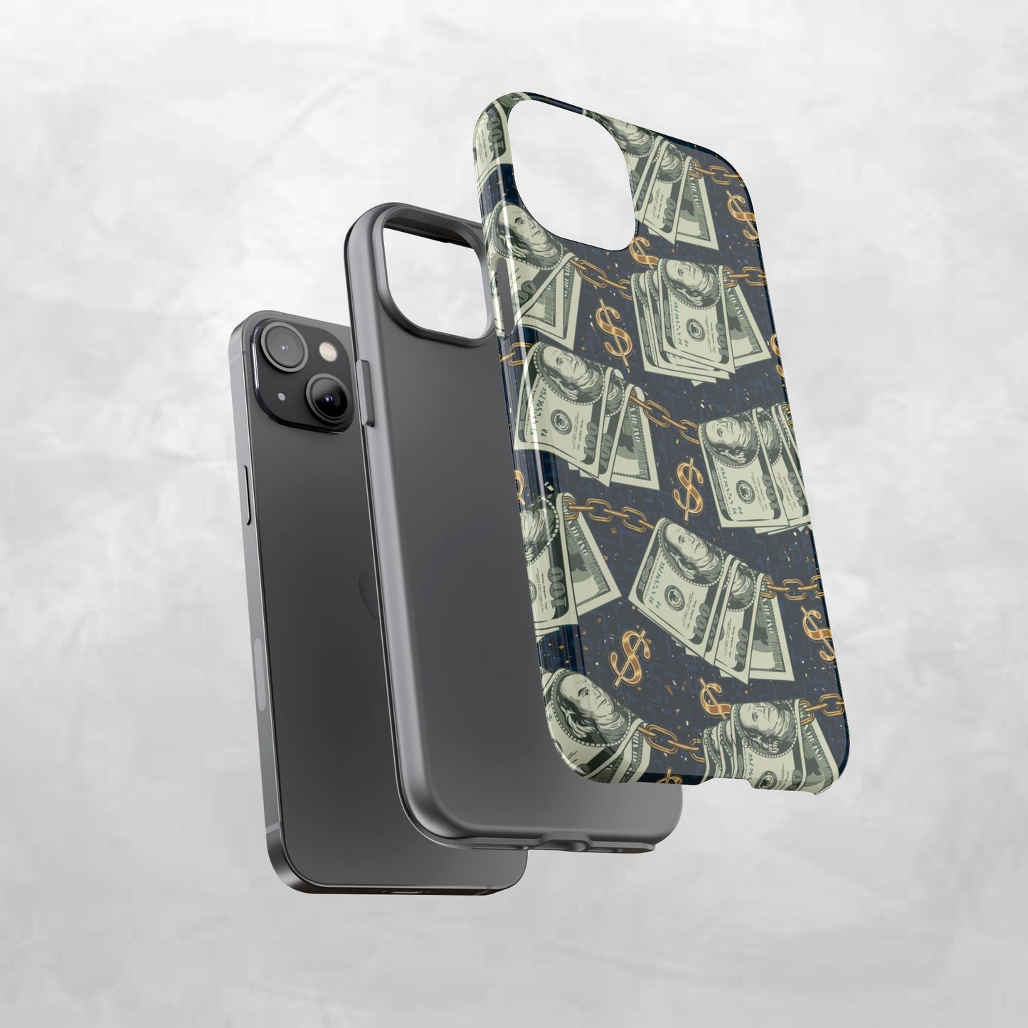 Money Motivation Phone Case, Tough Cases for iPhone, Money Design Phone Accessory, Trendy Tech Gifts, Unique Phone Cover
