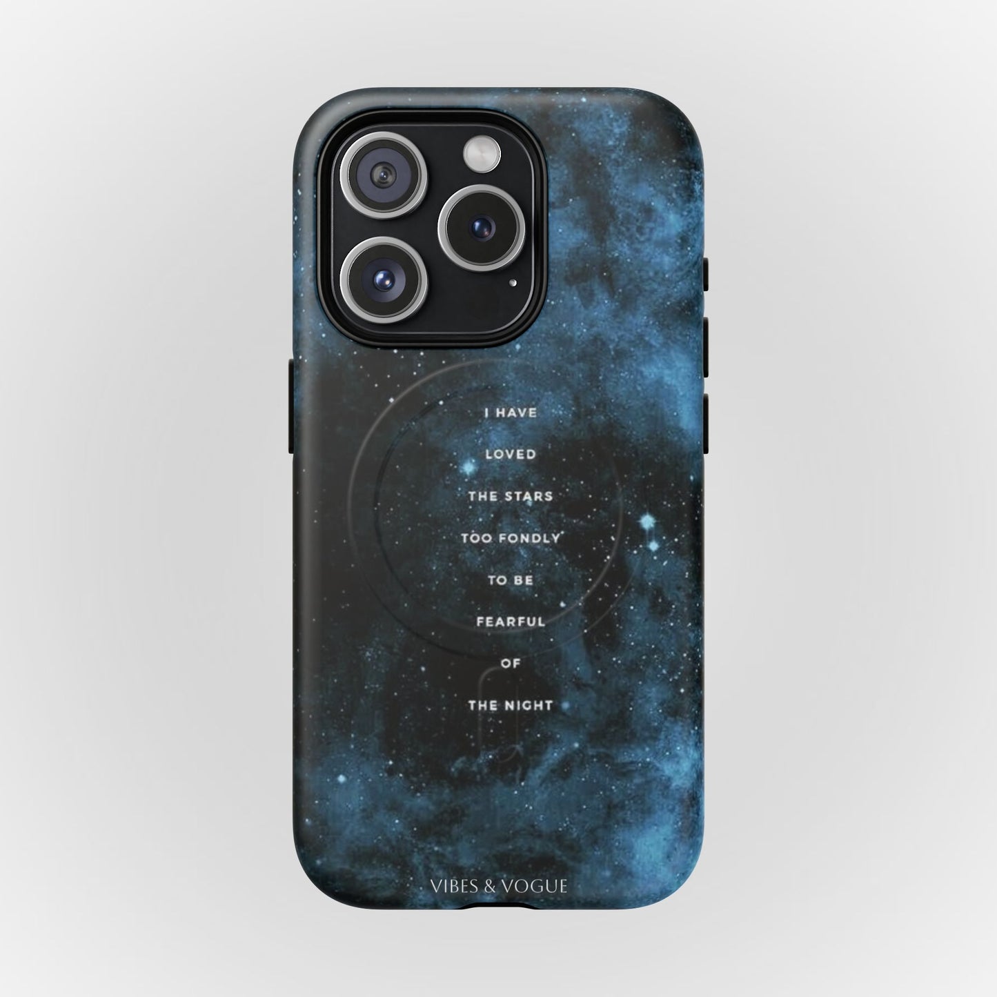 Galaxy-Inspired Tough Magnetic Phone Case - "I Have Loved the Stars"