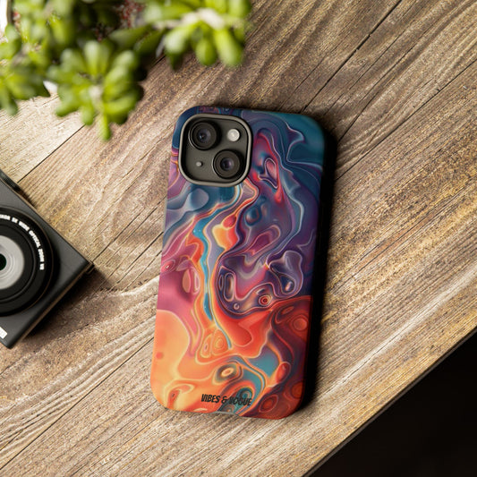 Colorful Phone Case, Abstract Print Cover, Tough Cases for Protection, Gift for Her, Modern Design, Trendy Mobile Accessory