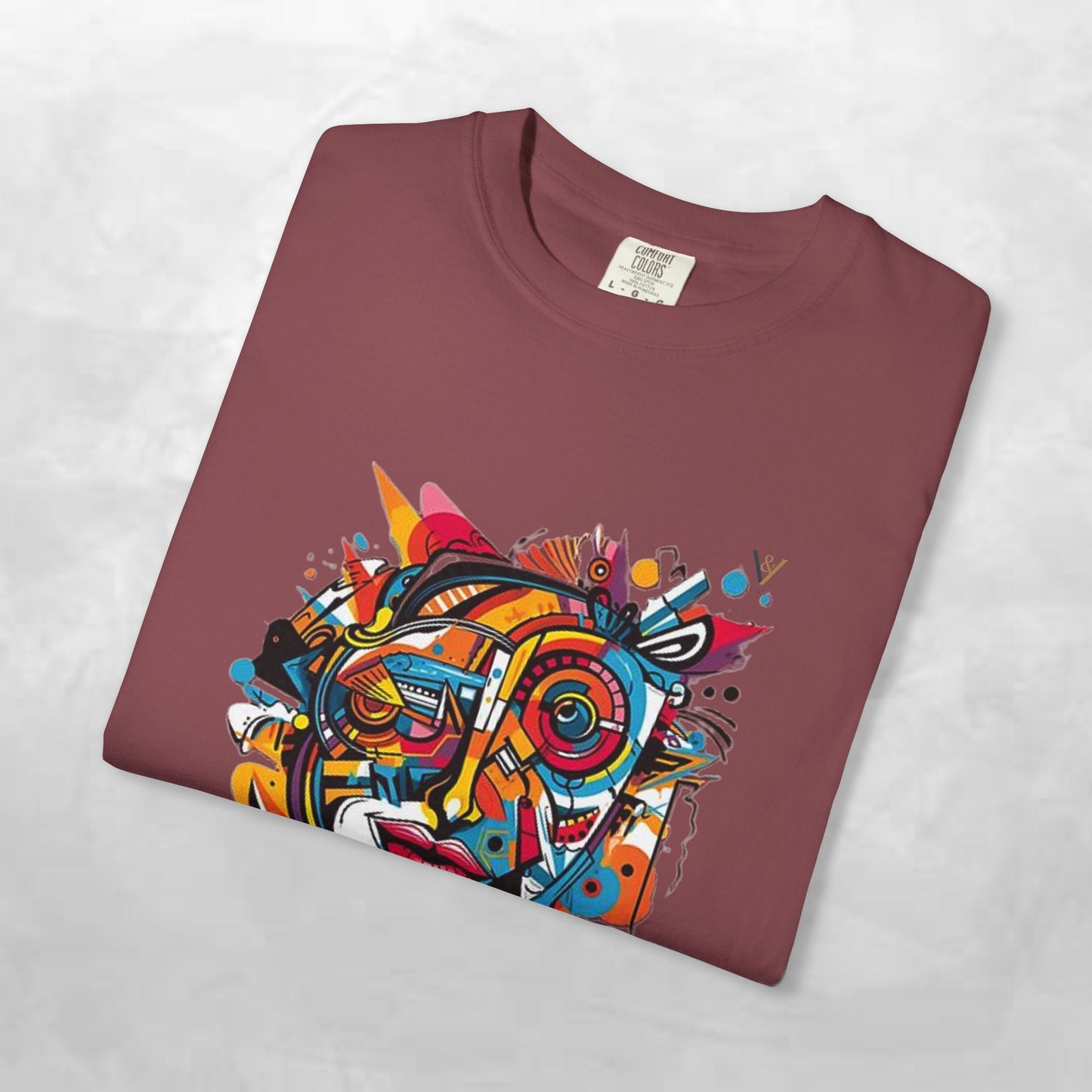 Vibrant Abstract Art Unisex T-Shirt - Casual Wear for Art Lovers