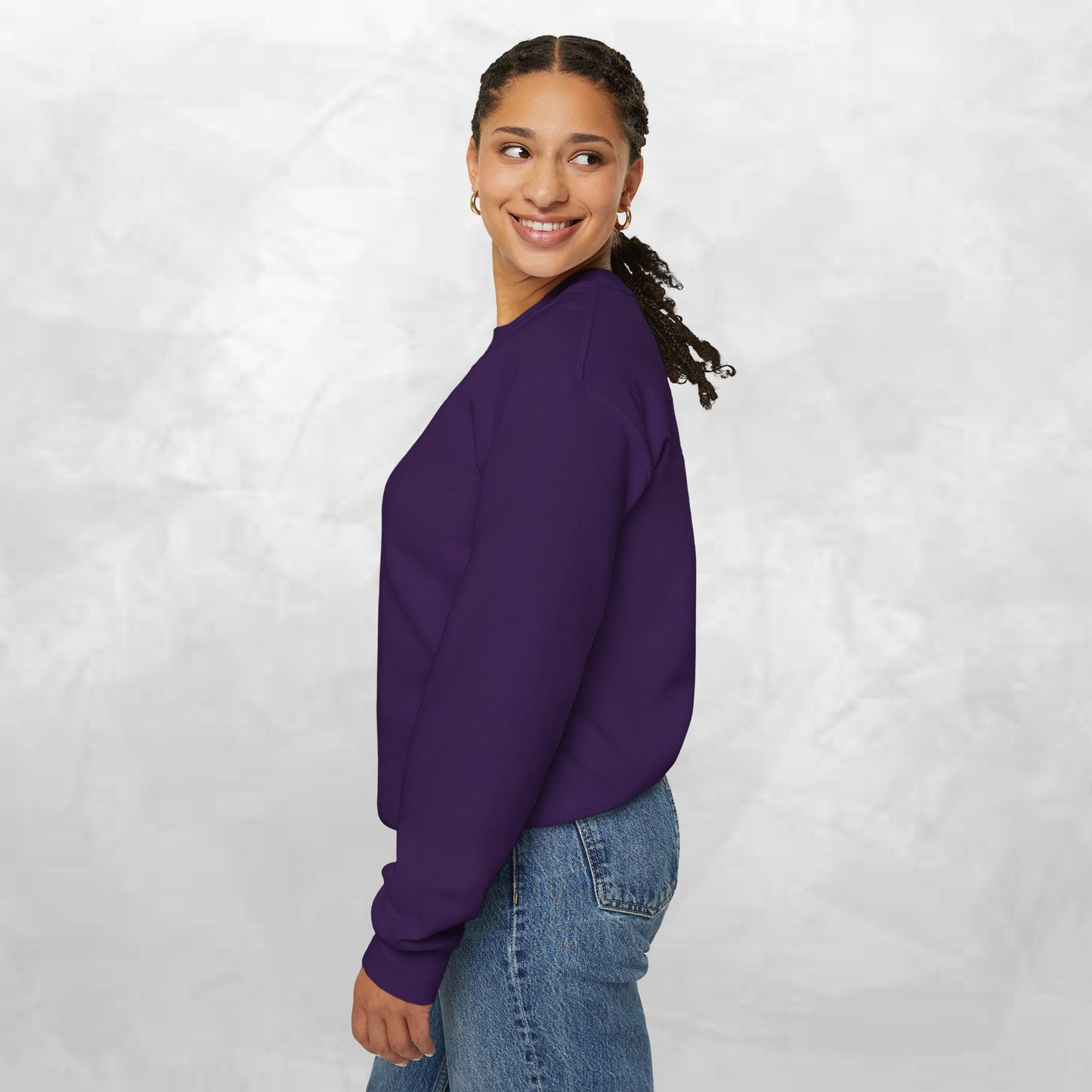 Minimal 'Do Something' Crewneck Sweatshirt