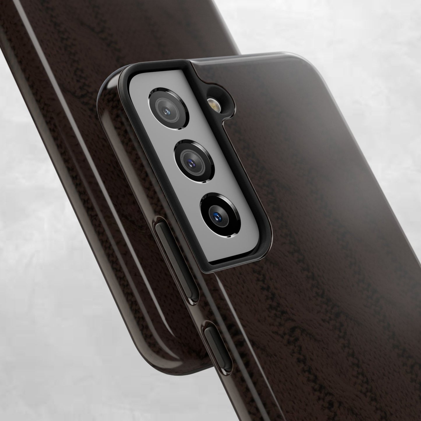 Cable Knit Chocolate Tough Phone Case — Vibes and Vogue Protective Cover