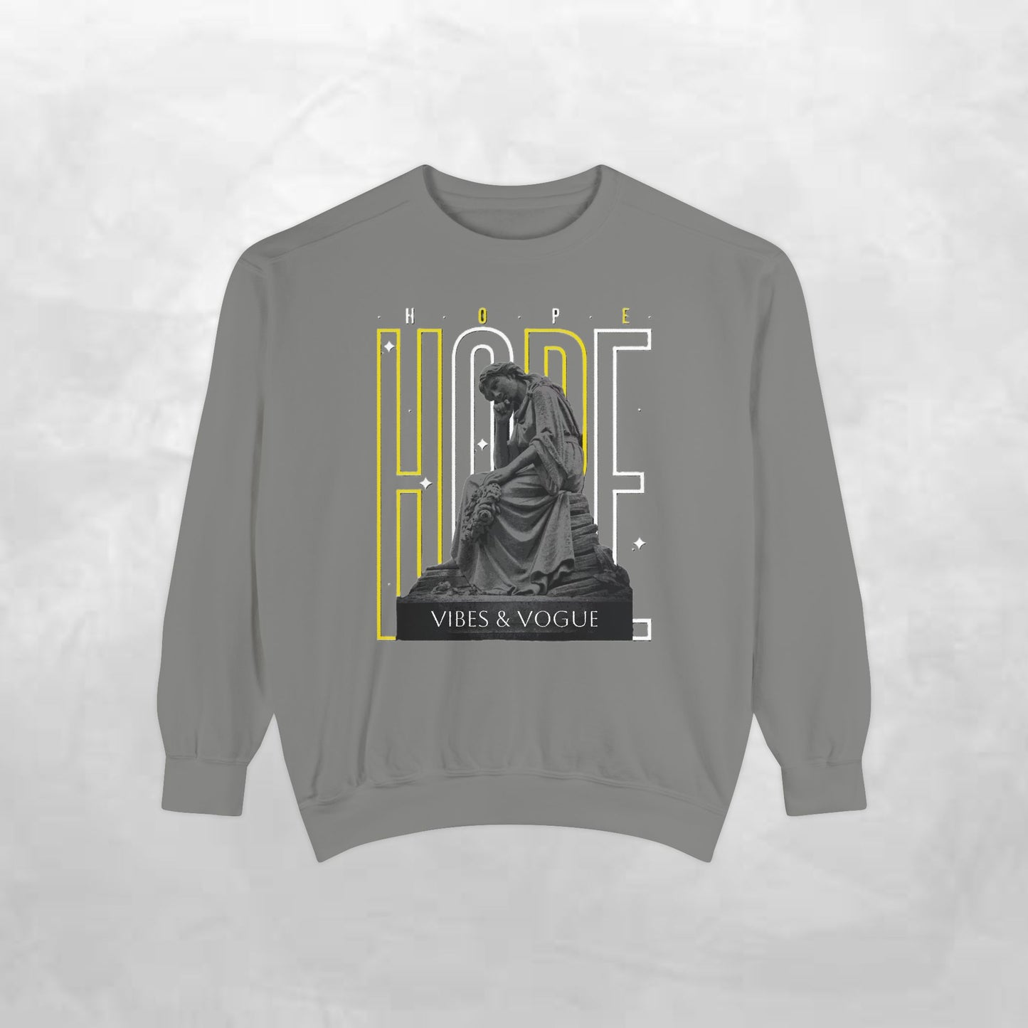 Hope Graphic Sweatshirt, Inspirational Apparel, Casual Unisex Sweater, Motivational Clothing, Gift for Her, Cozy Fashion