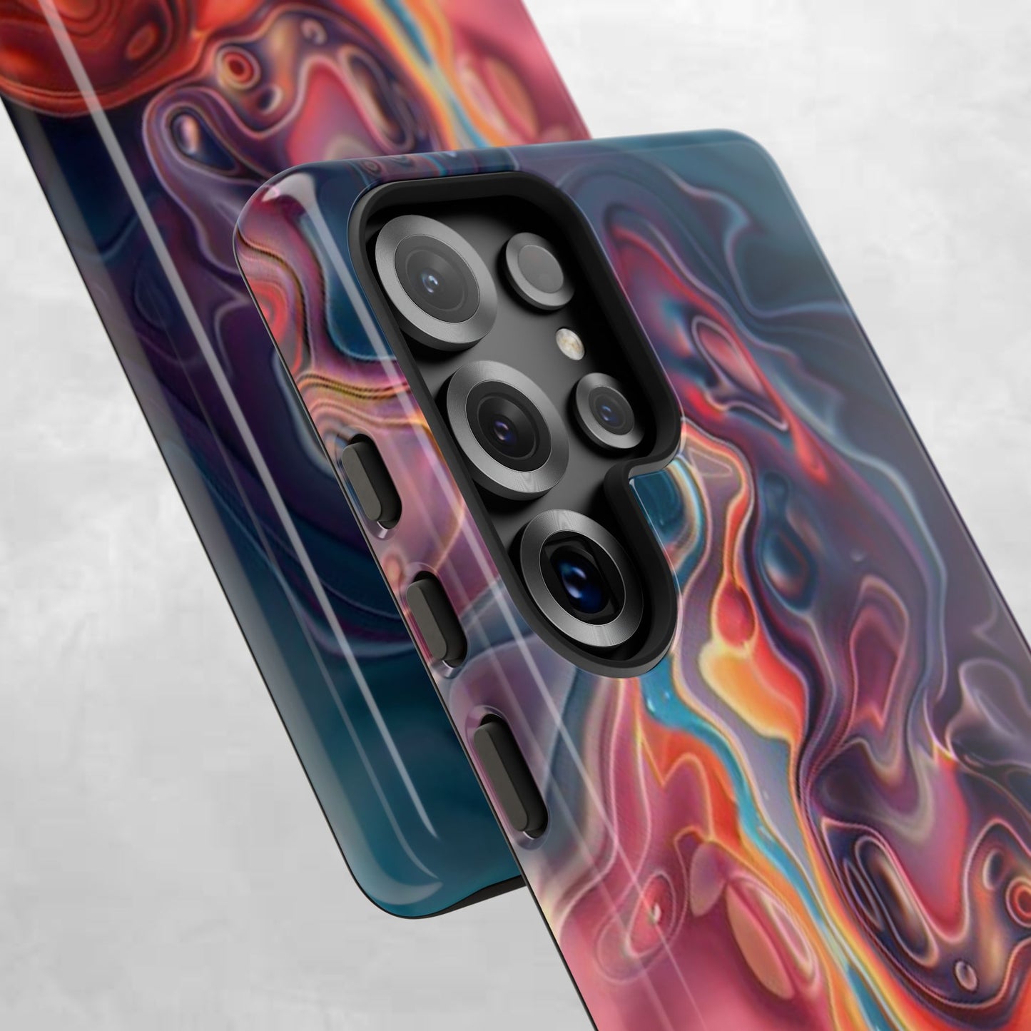 Colorful Phone Case, Abstract Print Cover, Tough Cases for Protection, Gift for Her, Modern Design, Trendy Mobile Accessory