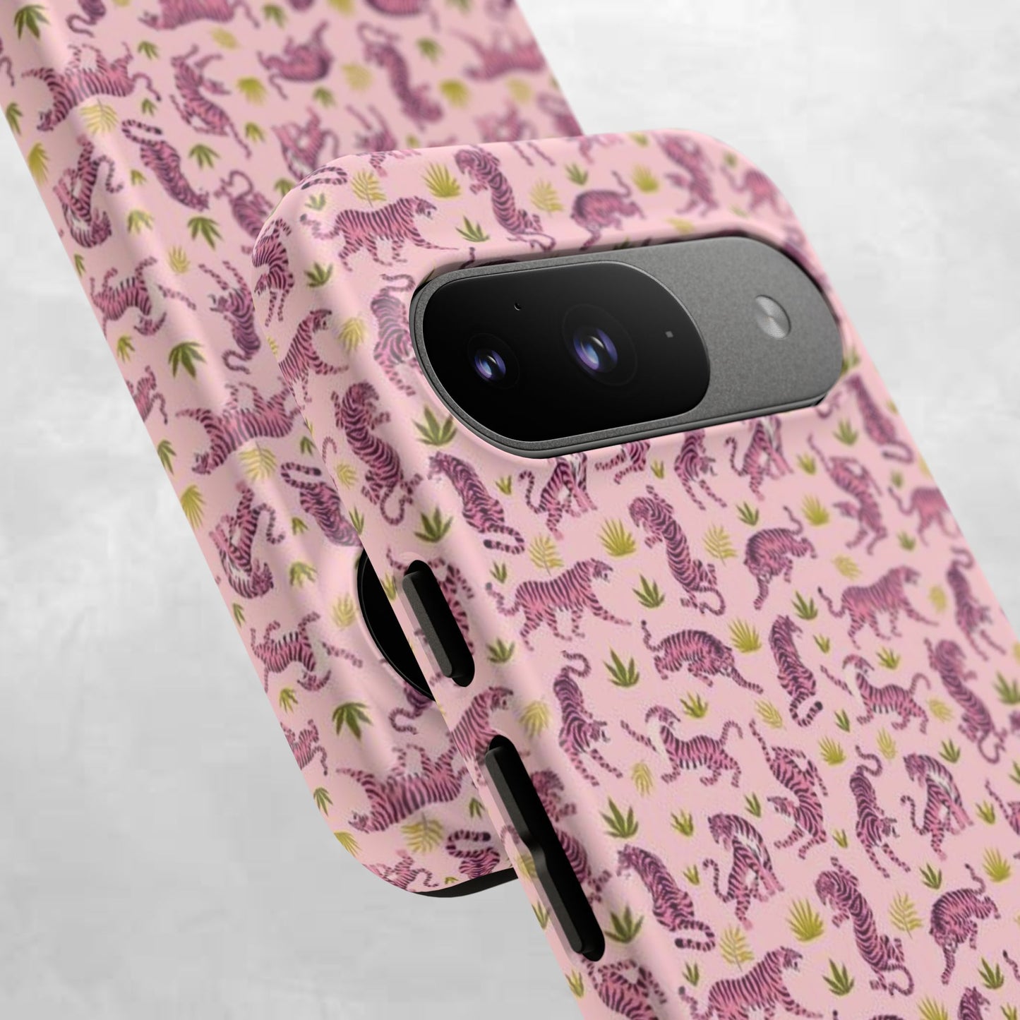 Pink Tiger Pattern Phone Case - Tough Cases