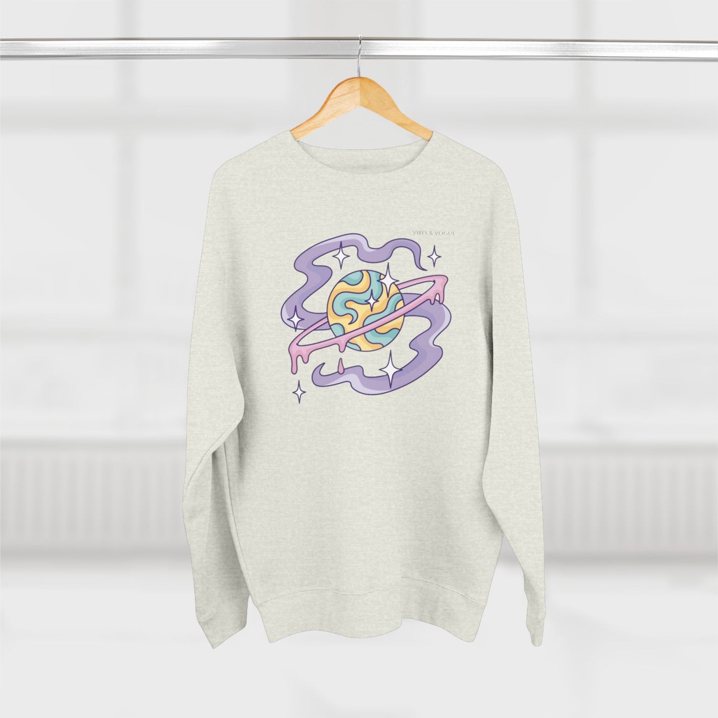 Funny Unisex Crewneck Sweatshirt - 'Hasta La Vista' Corn Design