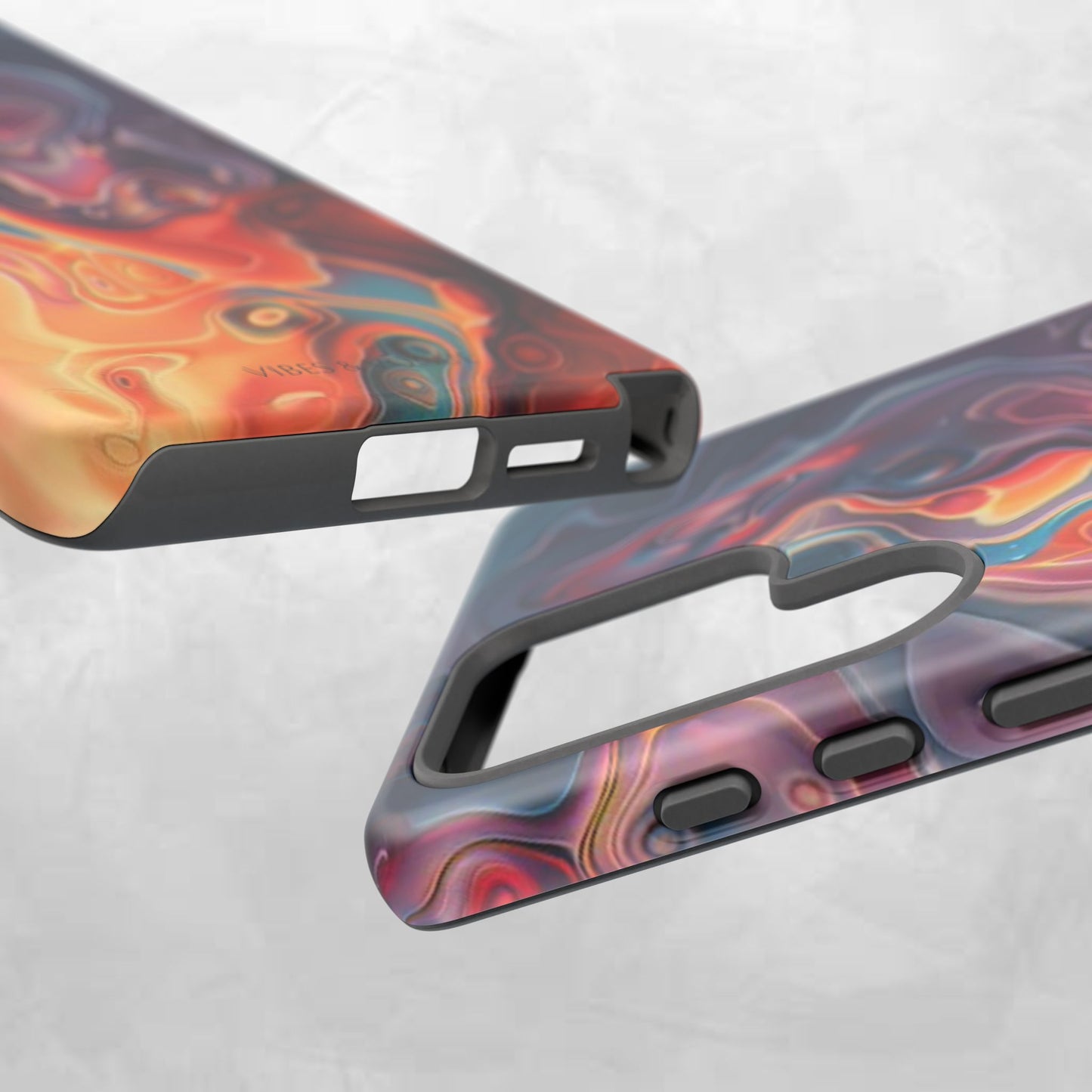 Colorful Phone Case, Abstract Print Cover, Tough Cases for Protection, Gift for Her, Modern Design, Trendy Mobile Accessory