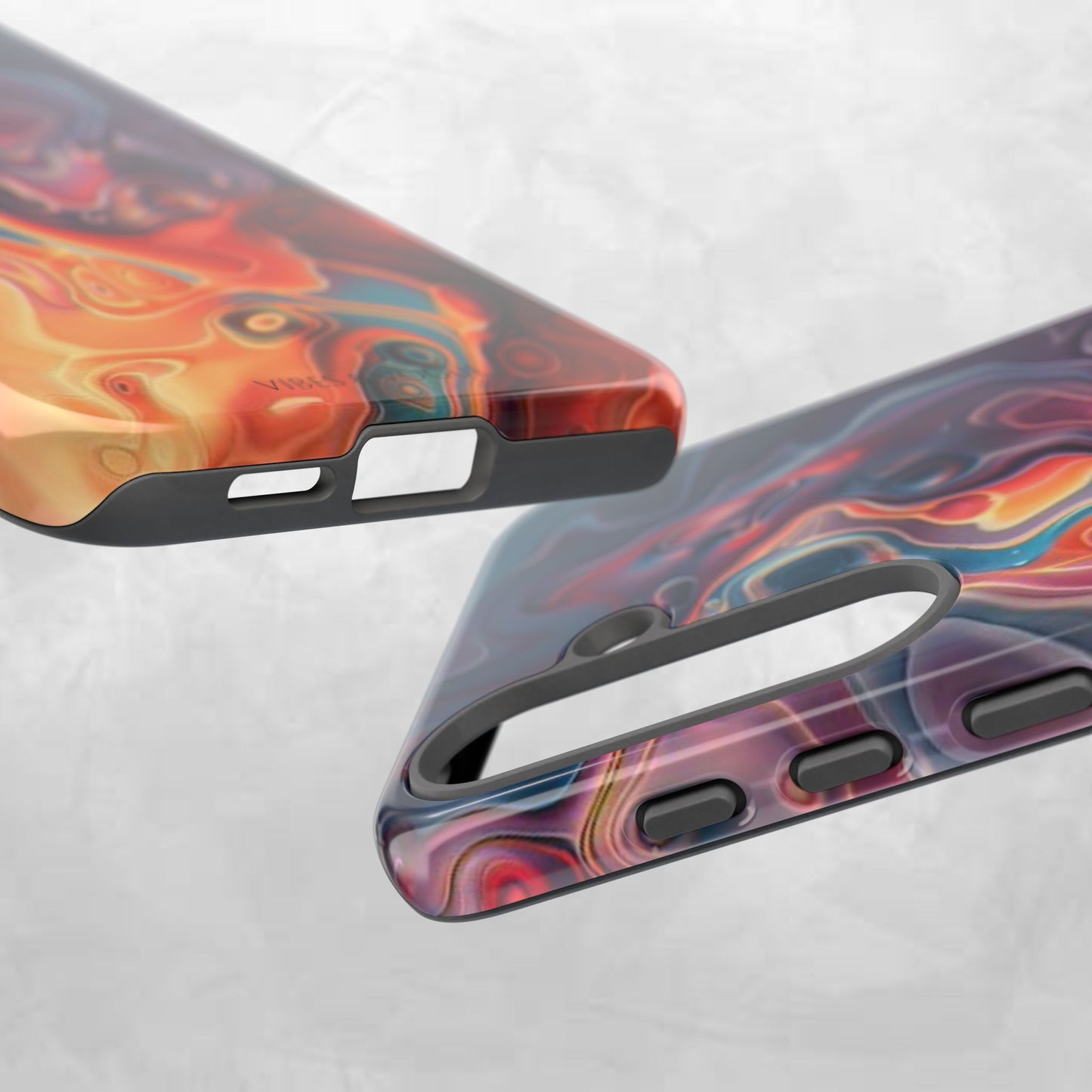 Colorful Phone Case, Abstract Print Cover, Tough Cases for Protection, Gift for Her, Modern Design, Trendy Mobile Accessory