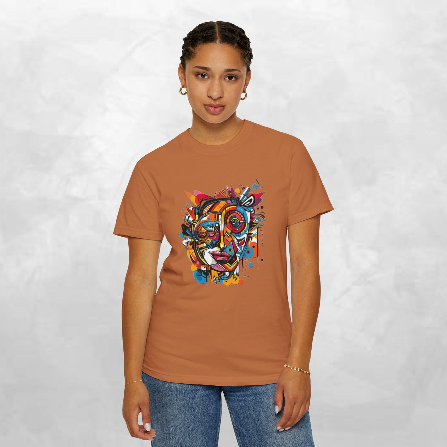 Vibrant Abstract Art Unisex T-Shirt - Casual Wear for Art Lovers