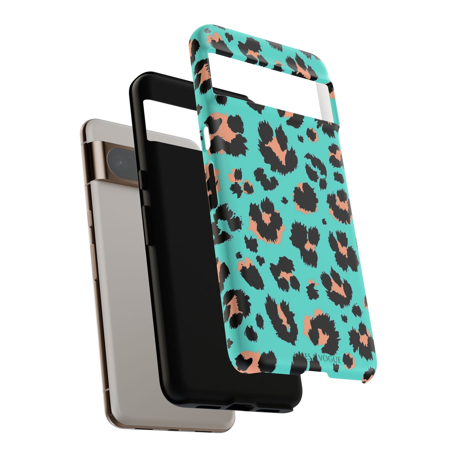 Leopard Print Phone Case, Tough Phone Case, Wild Style Accessory, Animal Print Cover, Stylish Phone Protection