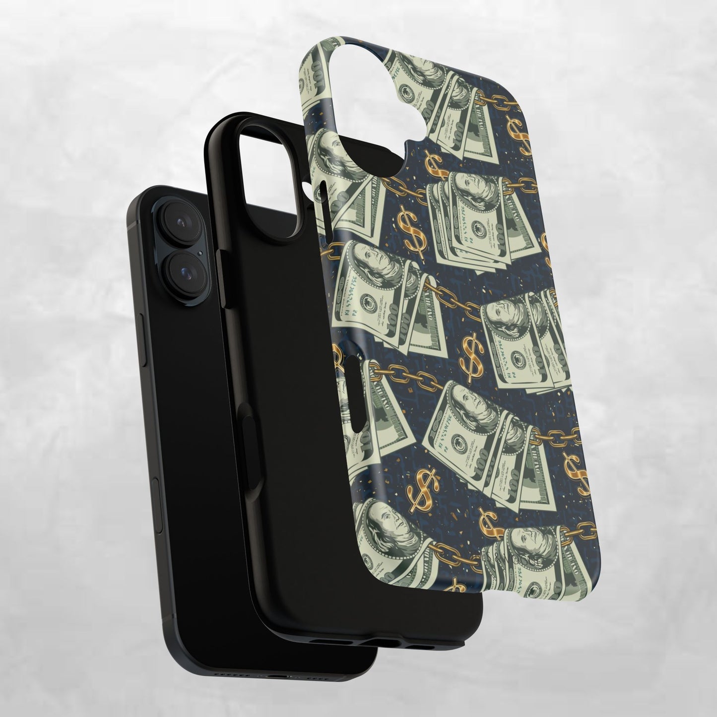 Money Motivation Phone Case, Tough Cases for iPhone, Money Design Phone Accessory, Trendy Tech Gifts, Unique Phone Cover