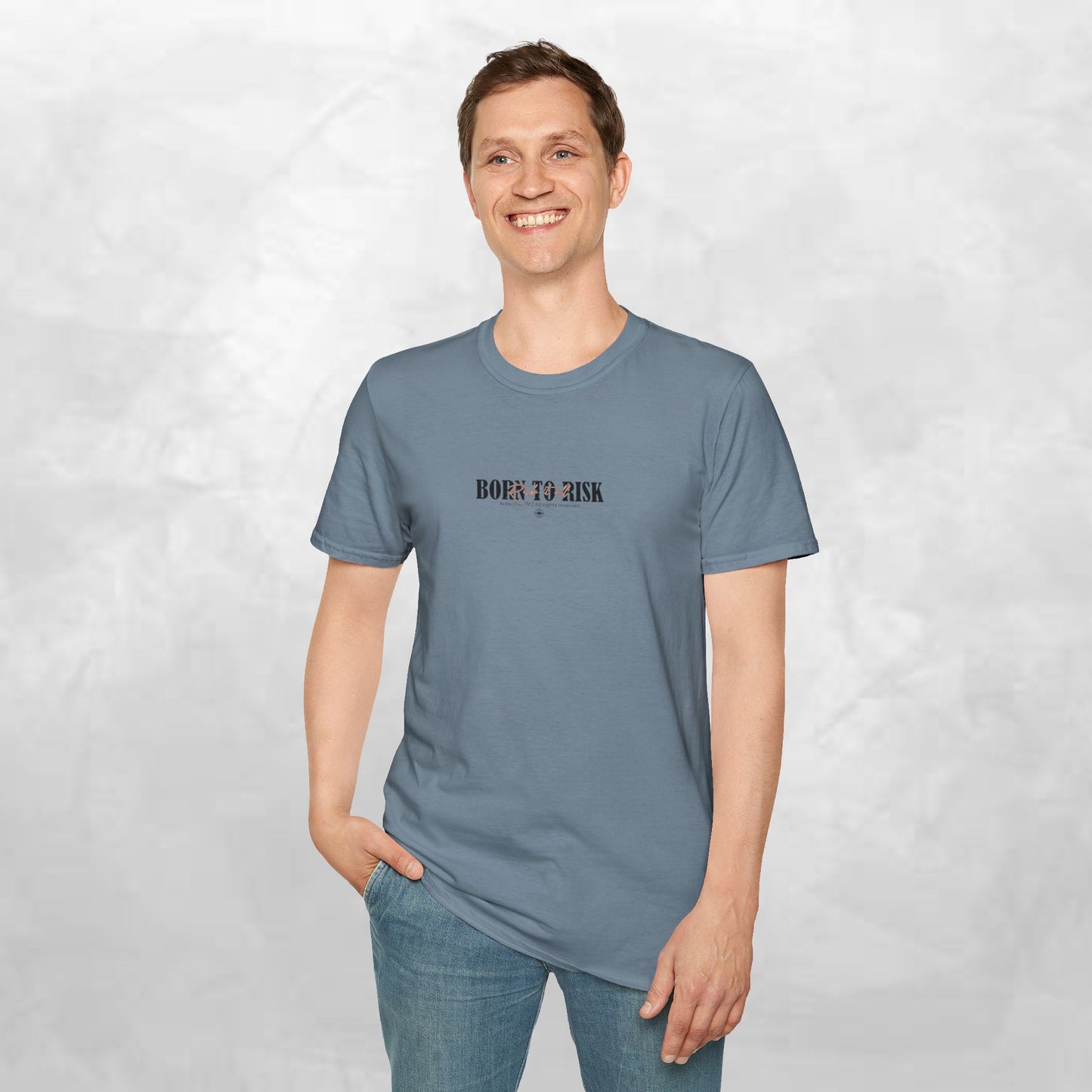 Born to Risk T-Shirt — Minimalist Motivational Graphic Tee
