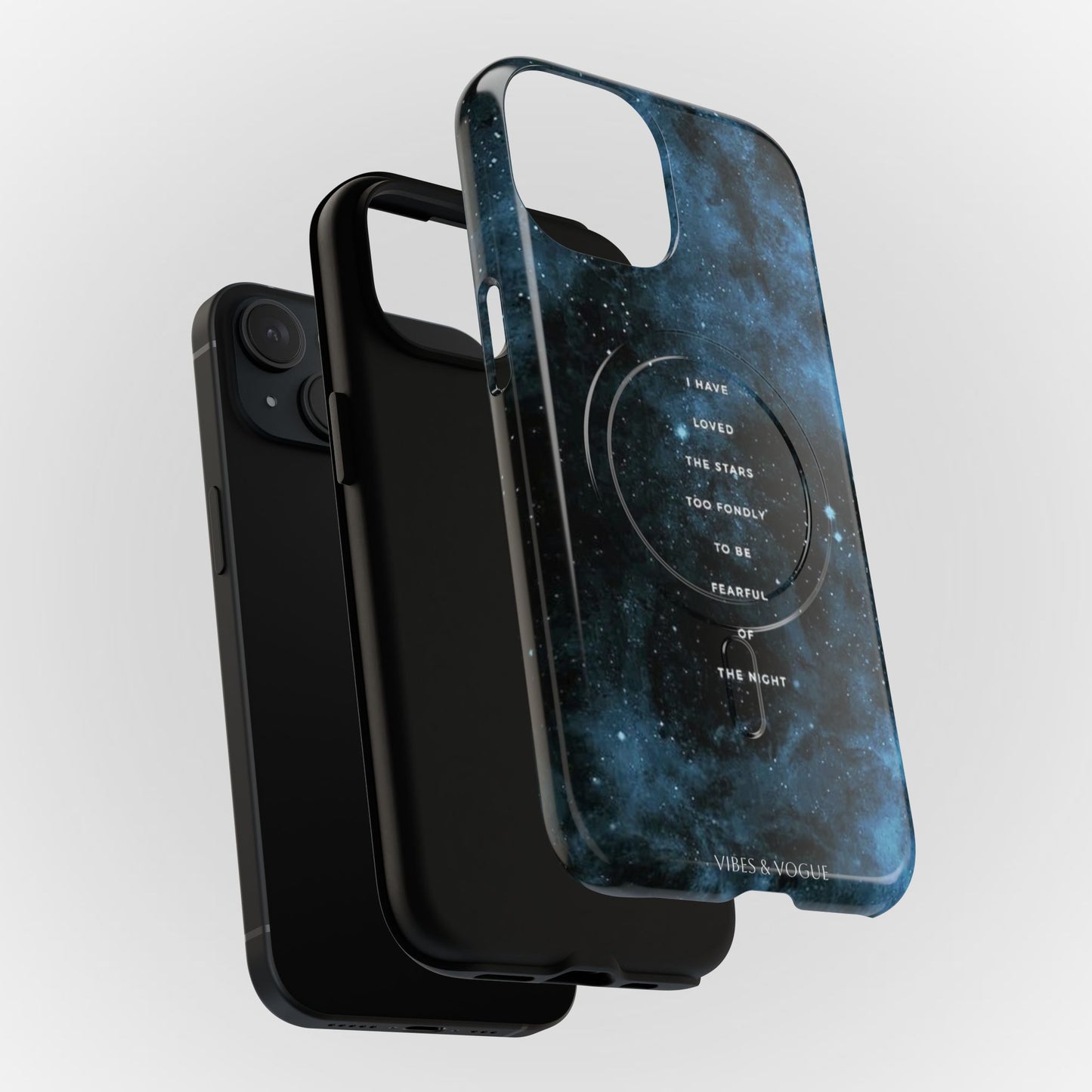 Galaxy-Inspired Tough Magnetic Phone Case - "I Have Loved the Stars"