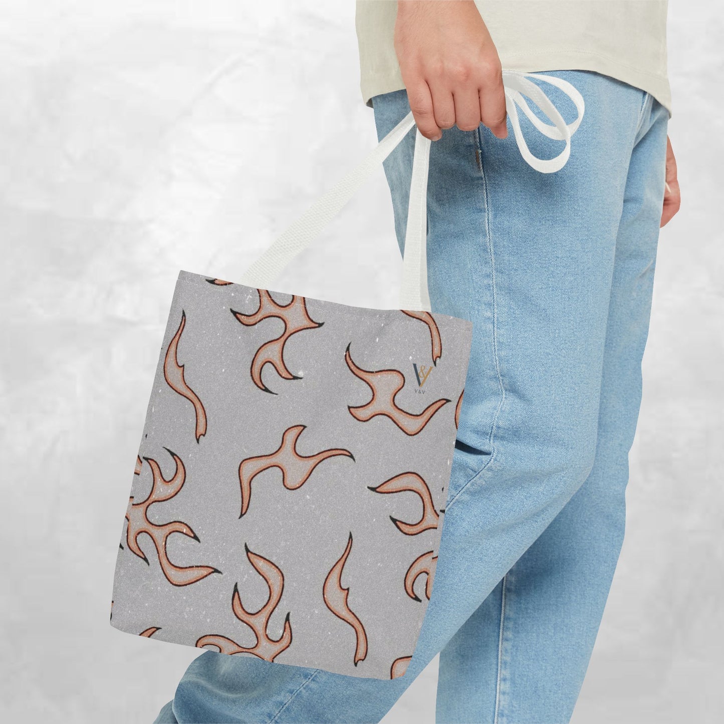 Stylish AOP Tote Bag - Trendy Reusable Shopping Bag, Casual Handbag, Gift for Her, Eco-friendly Tote, Everyday Carryall