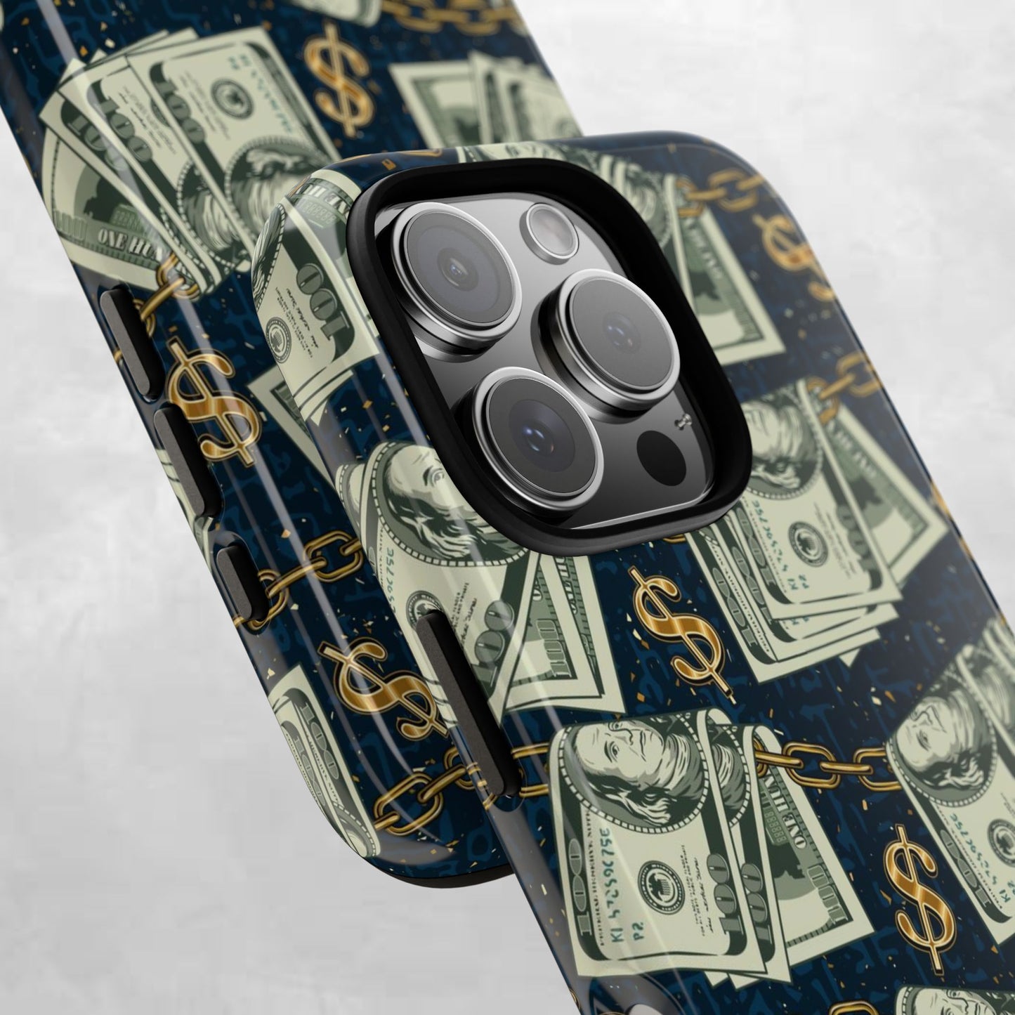 Money Motivation Phone Case, Tough Cases for iPhone, Money Design Phone Accessory, Trendy Tech Gifts, Unique Phone Cover