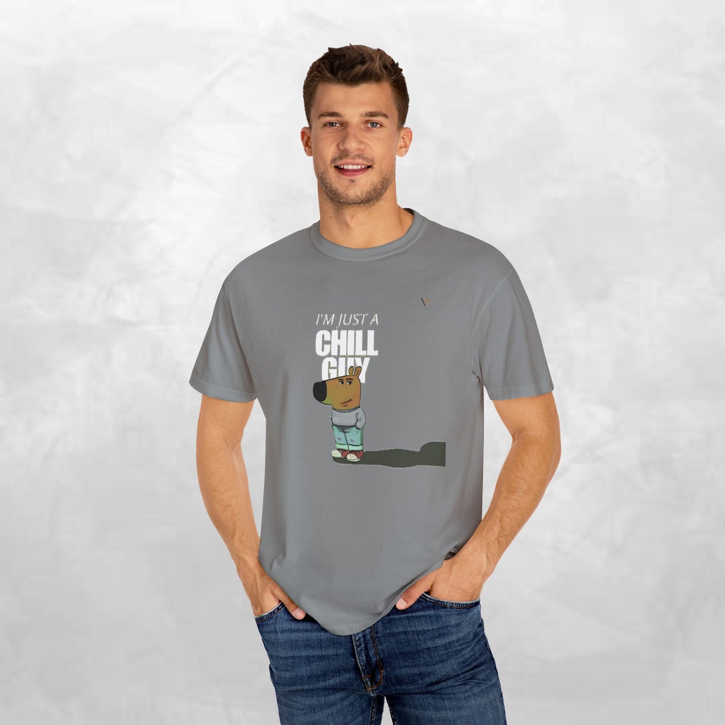Chill Guy Graphic T-Shirt - Relaxed Unisex Tee for Casual Vibes