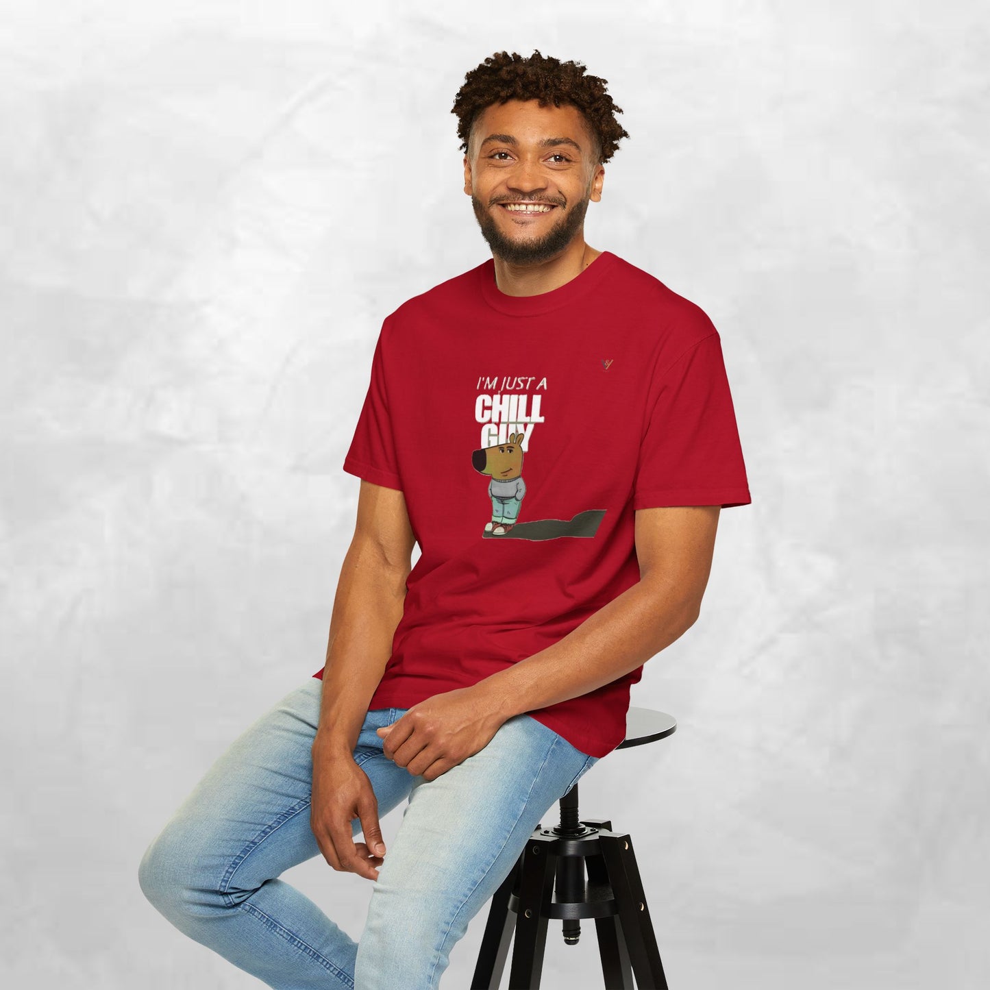 Chill Guy Graphic T-Shirt - Relaxed Unisex Tee for Casual Vibes