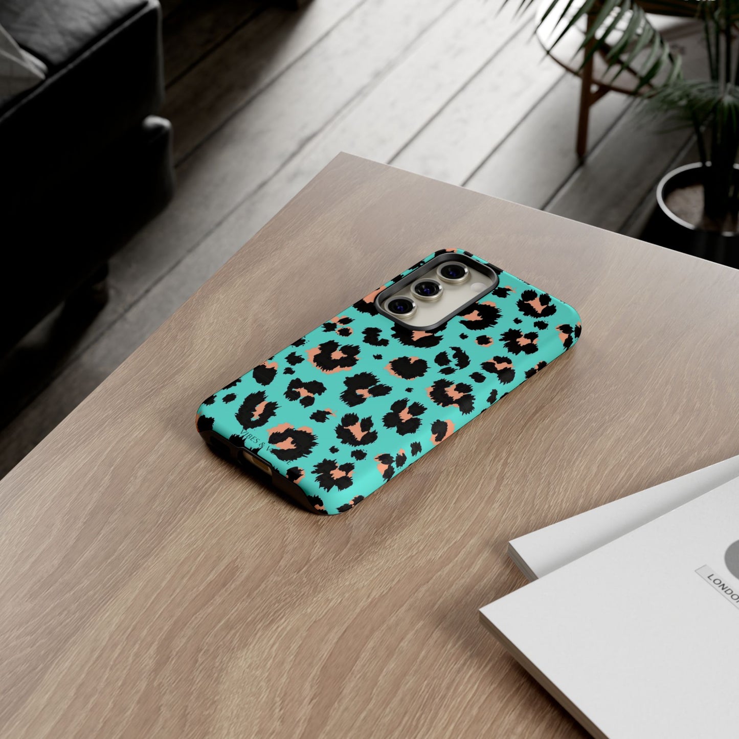 Leopard Print Phone Case, Tough Phone Case, Wild Style Accessory, Animal Print Cover, Stylish Phone Protection