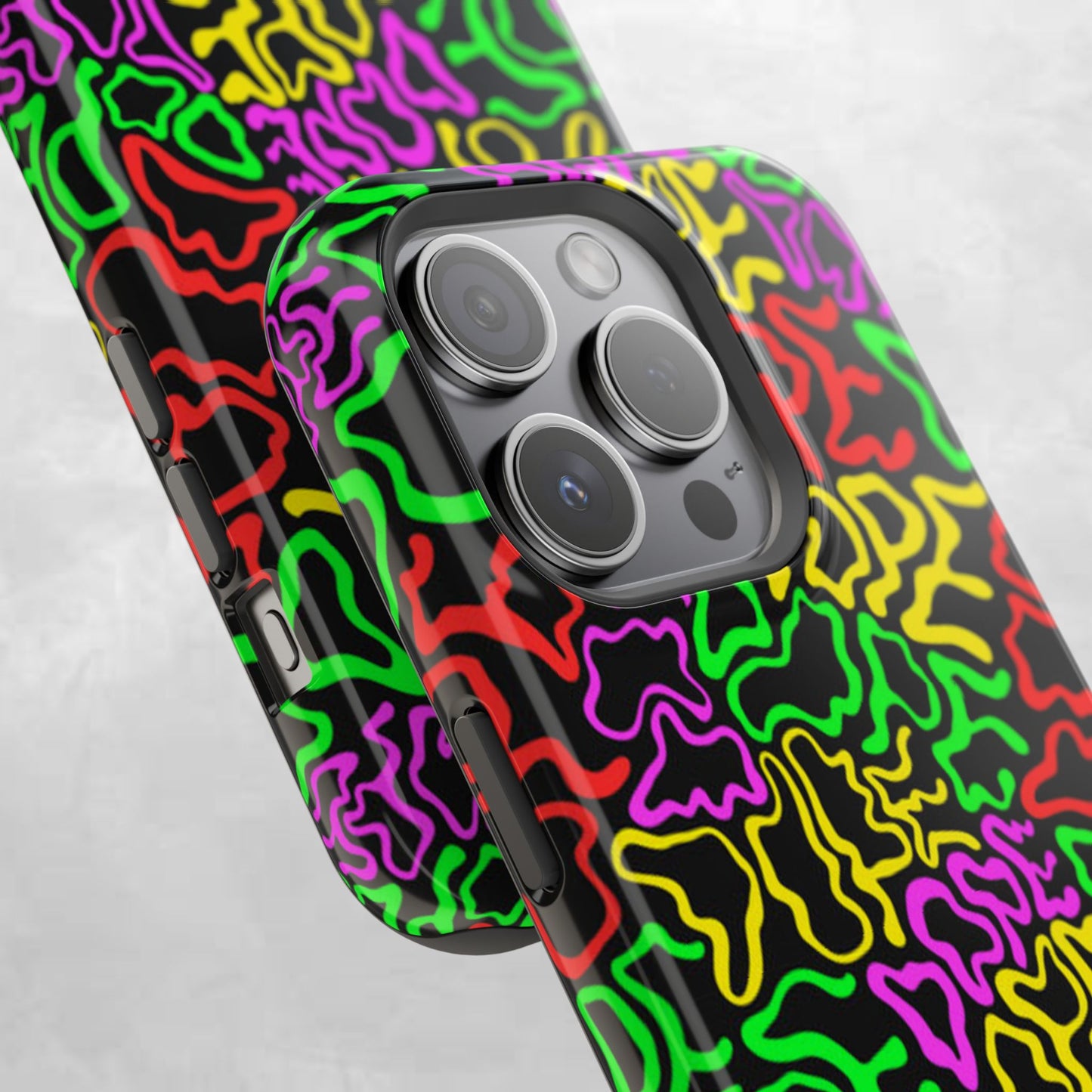 Colorful Magnetic Phone Cases, Funky Case for Teens, Cool Phone Accessories, Unique Gift for Friends, Vibrant Tough Cases, Phone Protection