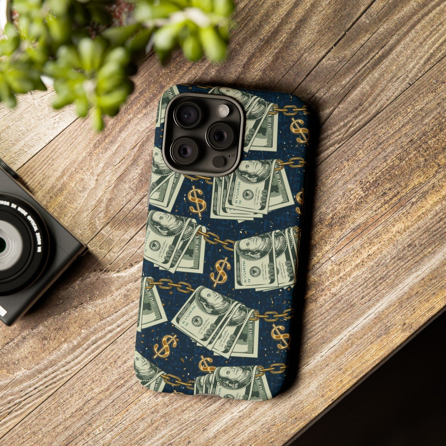 Money Motivation Phone Case, Tough Cases for iPhone, Money Design Phone Accessory, Trendy Tech Gifts, Unique Phone Cover