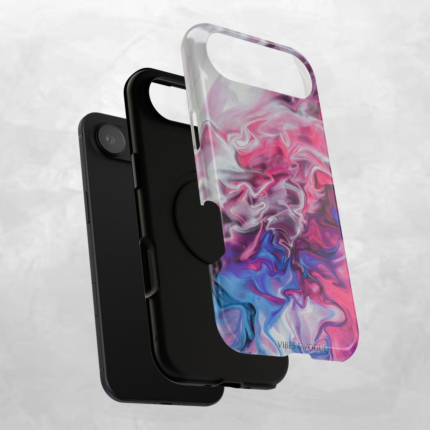 Vibrant Phone Case for Trendsetters | Abstract Marble Design, Impact-Resistant, Stylish Tech Accessory, Perfect Gift
