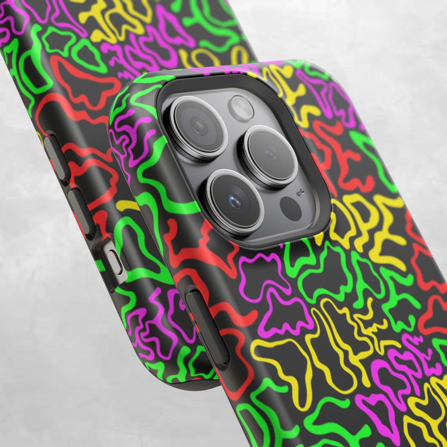 Colorful Magnetic Phone Cases, Funky Case for Teens, Cool Phone Accessories, Unique Gift for Friends, Vibrant Tough Cases, Phone Protection