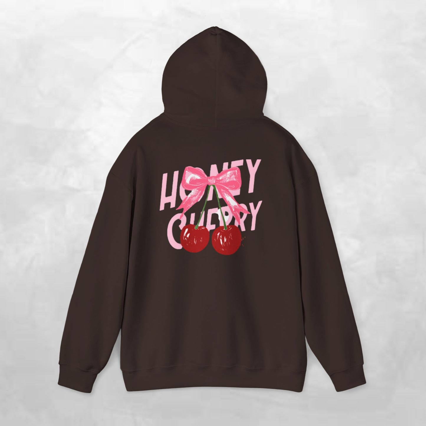 Cherry Bow Unisex Hoodie - Sweet, Cozy Style for Spring, Casual Wear, Gift for Birthdays, Summer Fun, Festival Fashion