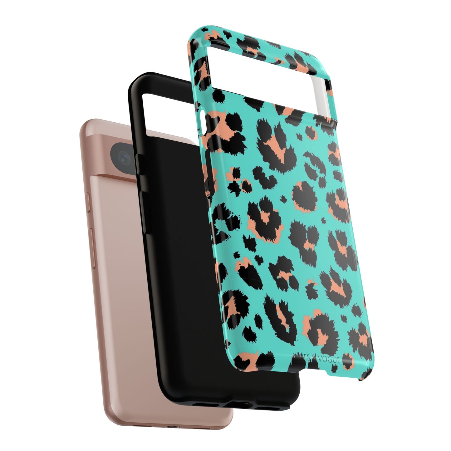Leopard Print Phone Case, Tough Phone Case, Wild Style Accessory, Animal Print Cover, Stylish Phone Protection