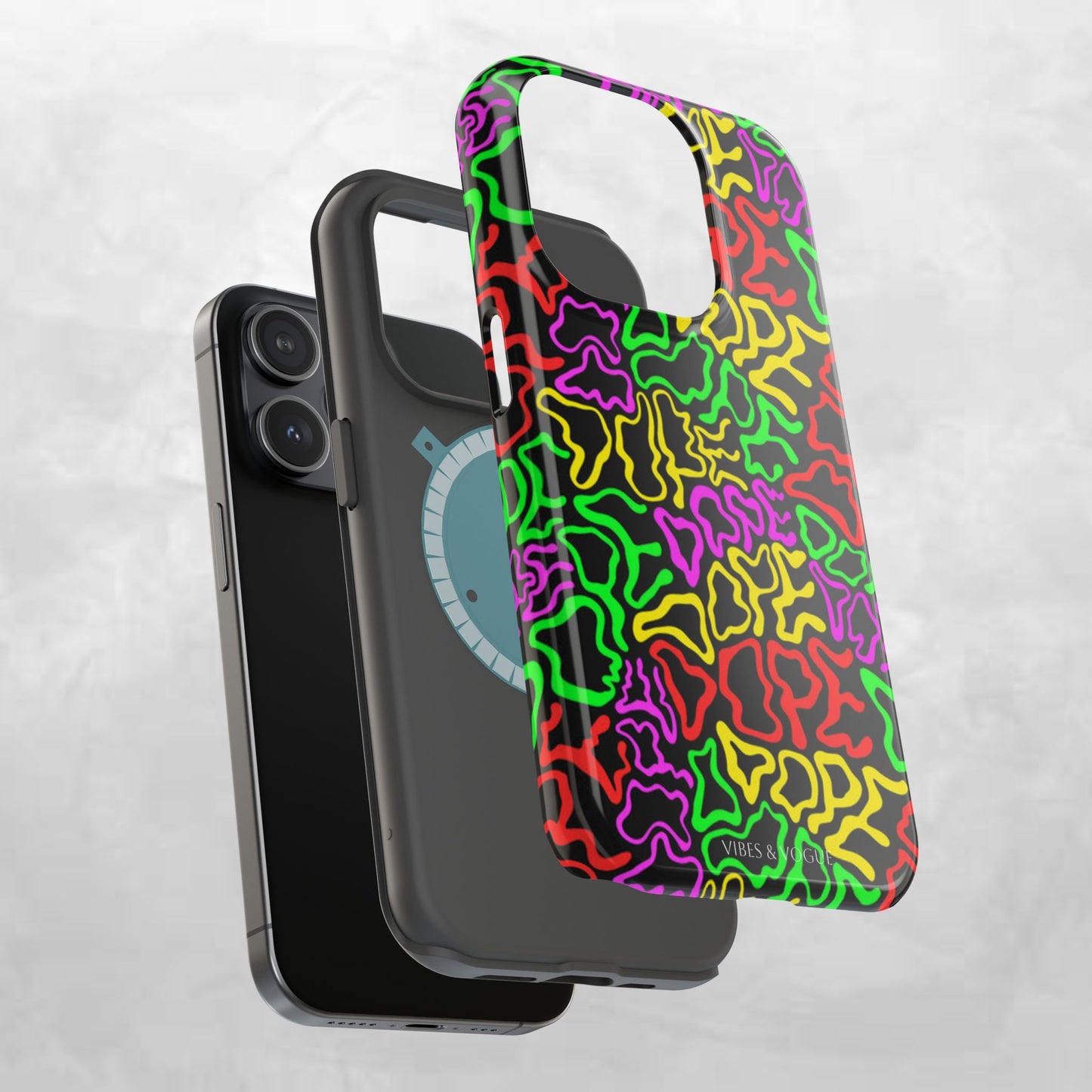 Colorful Magnetic Phone Cases, Funky Case for Teens, Cool Phone Accessories, Unique Gift for Friends, Vibrant Tough Cases, Phone Protection