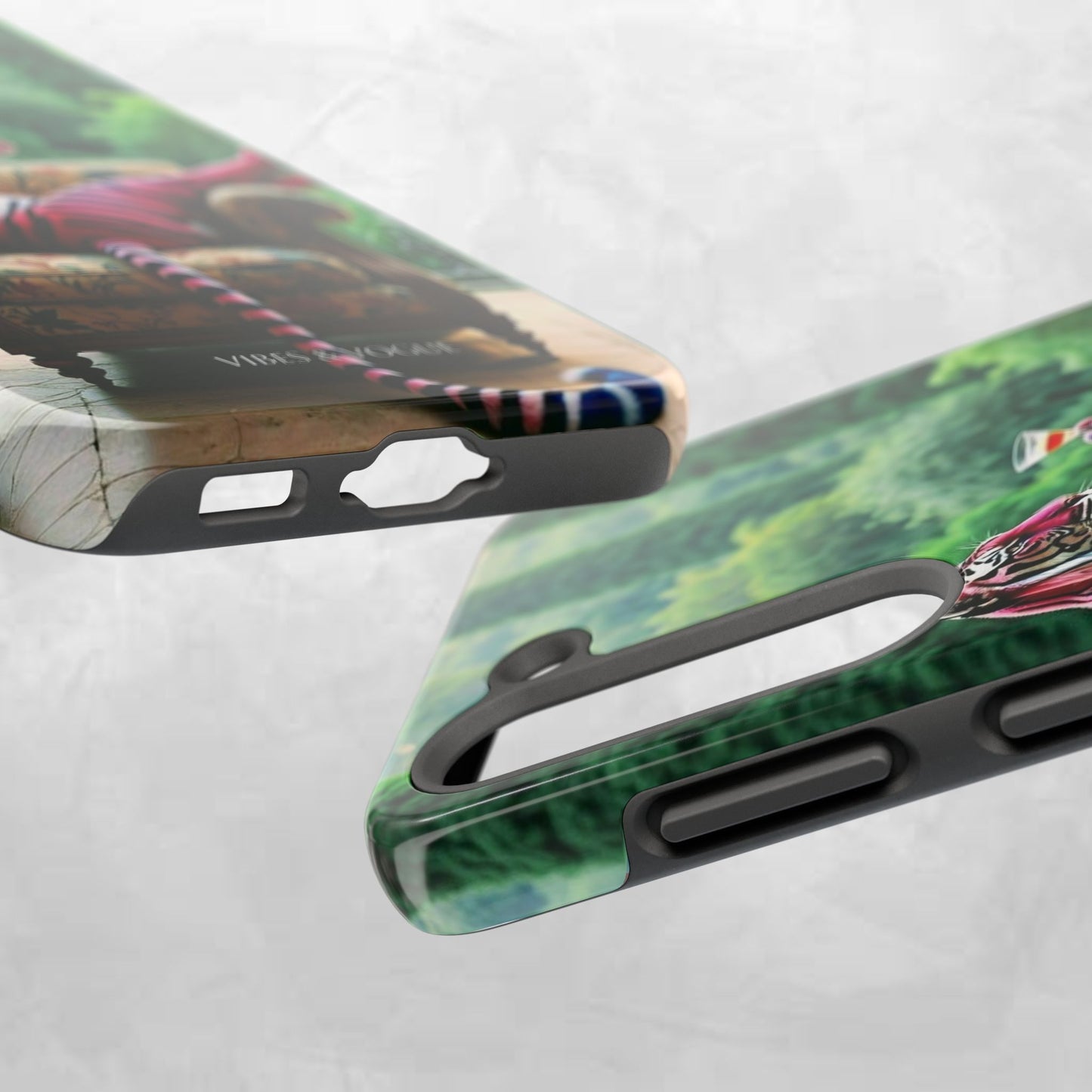 Relaxed Tiger Phone Case | Tough Case for Animal Lovers, Unique Gift for Friends, Stylish Tech Accessories, Fun Phone Cover, Vibrant Design