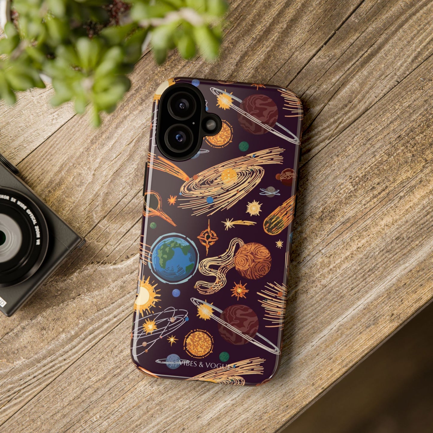 Space-Themed Phone Case - Cosmic Galaxy Design, Durable Protective Cover, Unique Gift, Celestial Lover's Accessory