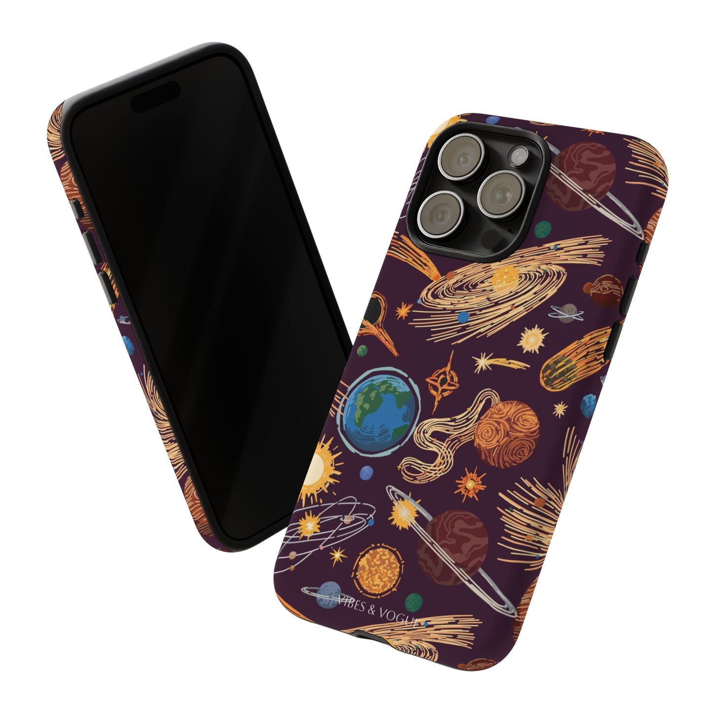 Space-Themed Phone Case - Cosmic Galaxy Design, Durable Protective Cover, Unique Gift, Celestial Lover's Accessory