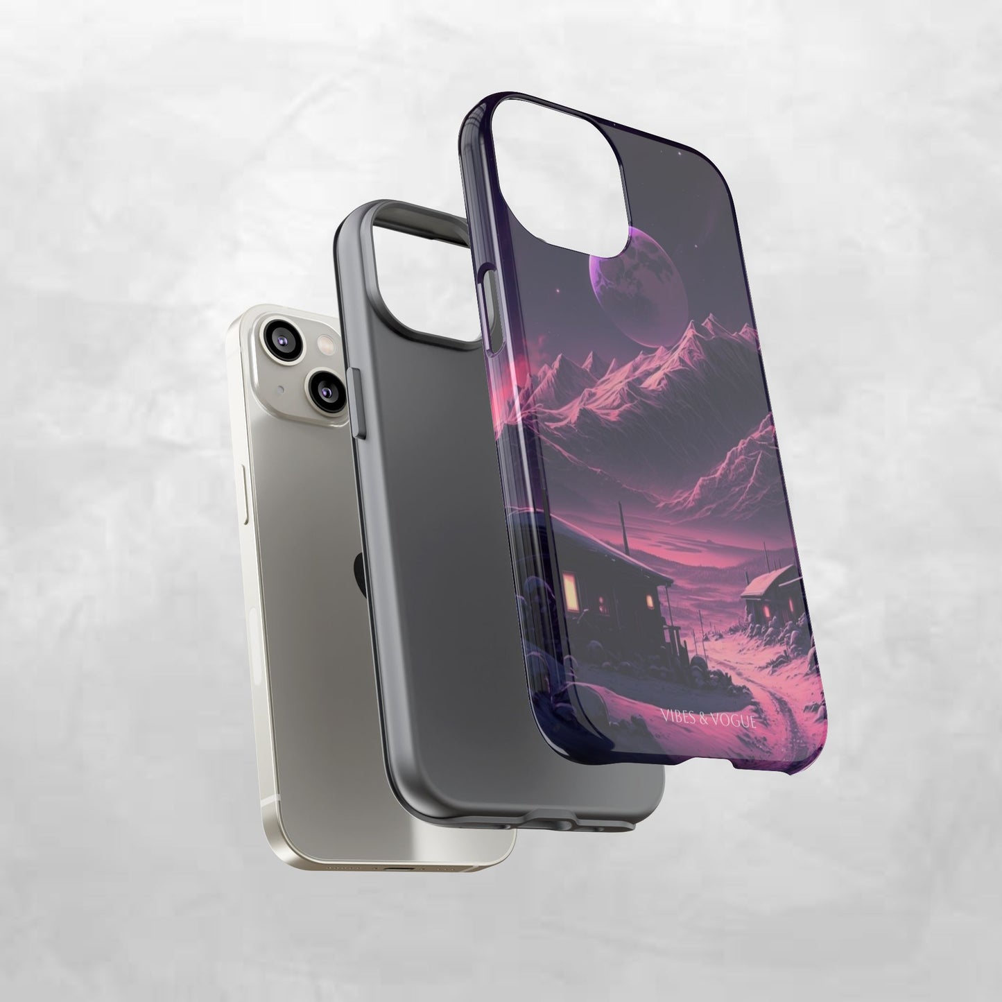 Futuristic Phone Case, Galaxy Aesthetic, Cosmic Art, Stylish Protection, Gifts for Tech Lovers