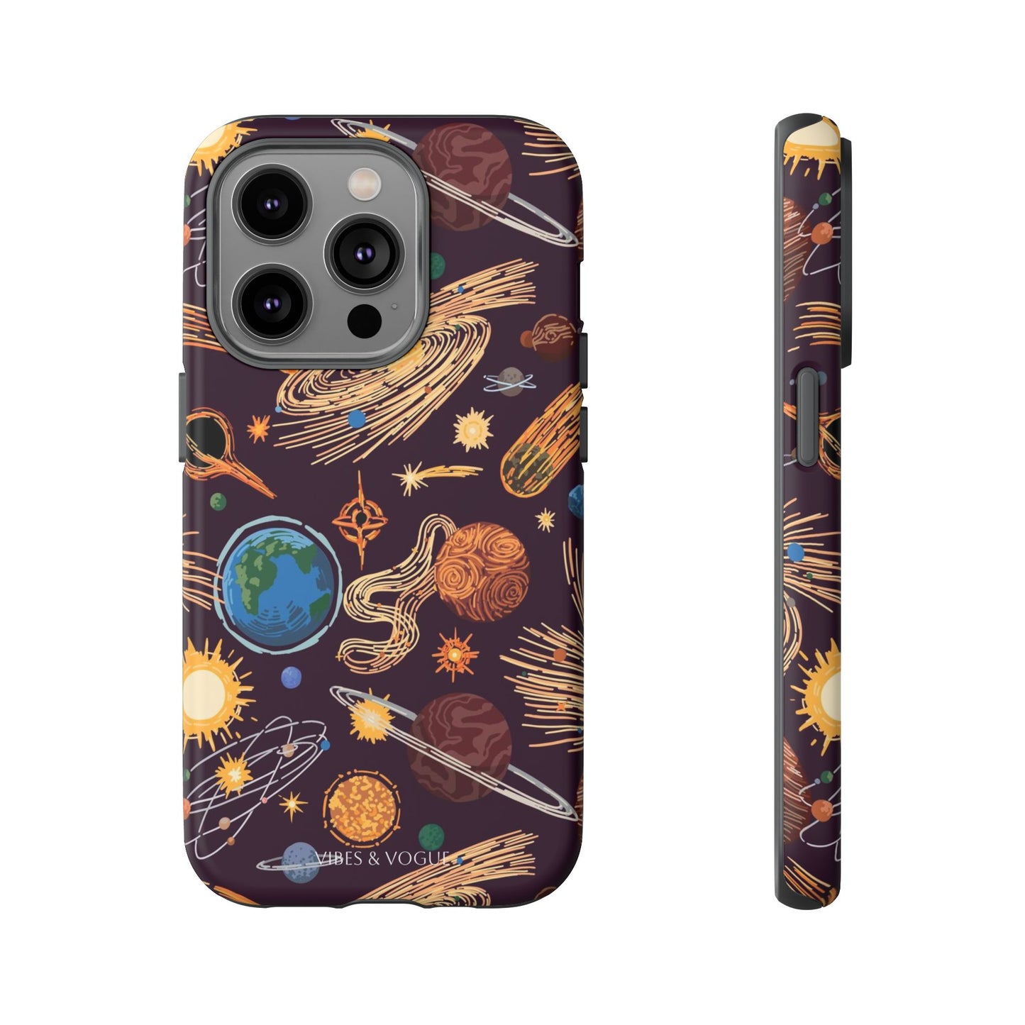 Space-Themed Phone Case - Cosmic Galaxy Design, Durable Protective Cover, Unique Gift, Celestial Lover's Accessory