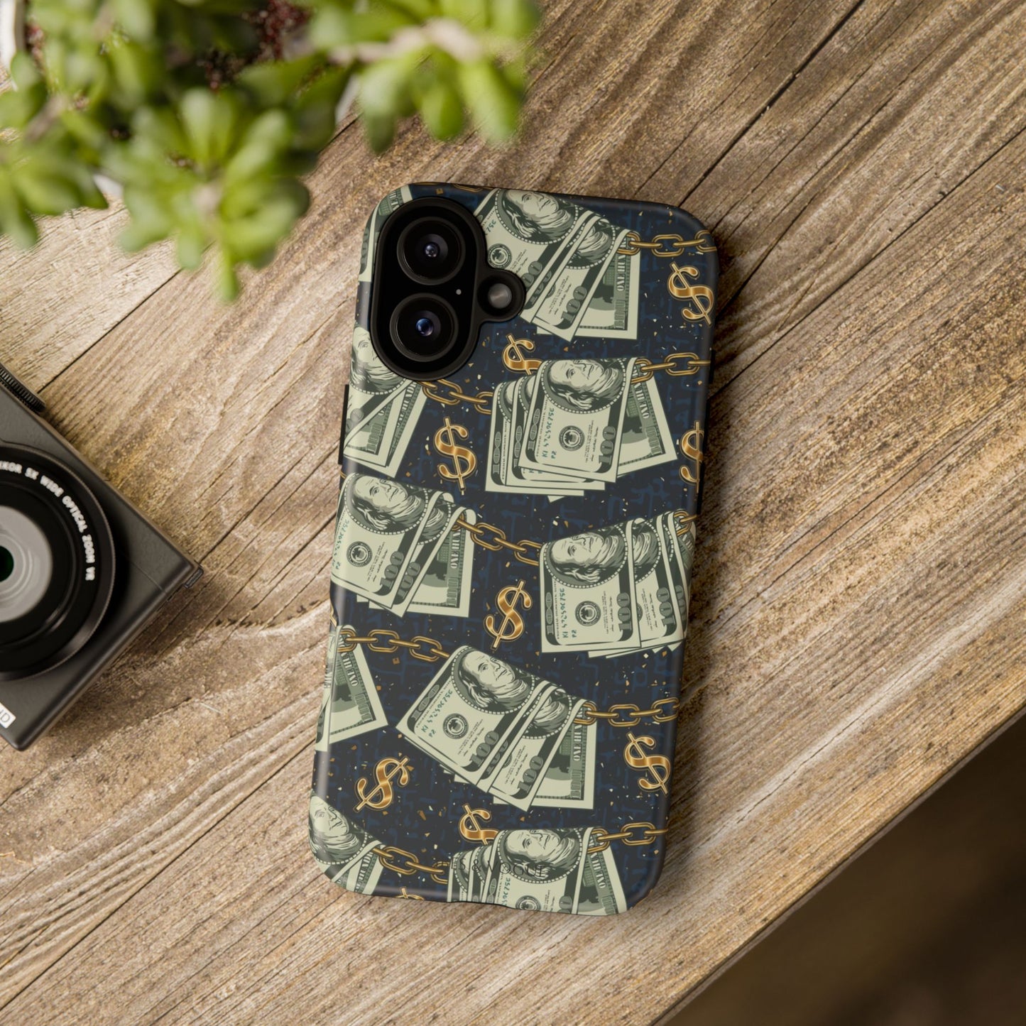 Money Motivation Phone Case, Tough Cases for iPhone, Money Design Phone Accessory, Trendy Tech Gifts, Unique Phone Cover