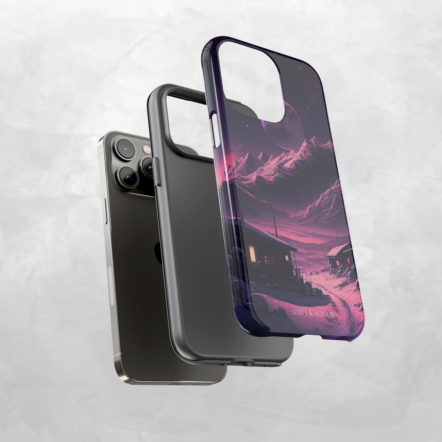 Futuristic Phone Case, Galaxy Aesthetic, Cosmic Art, Stylish Protection, Gifts for Tech Lovers