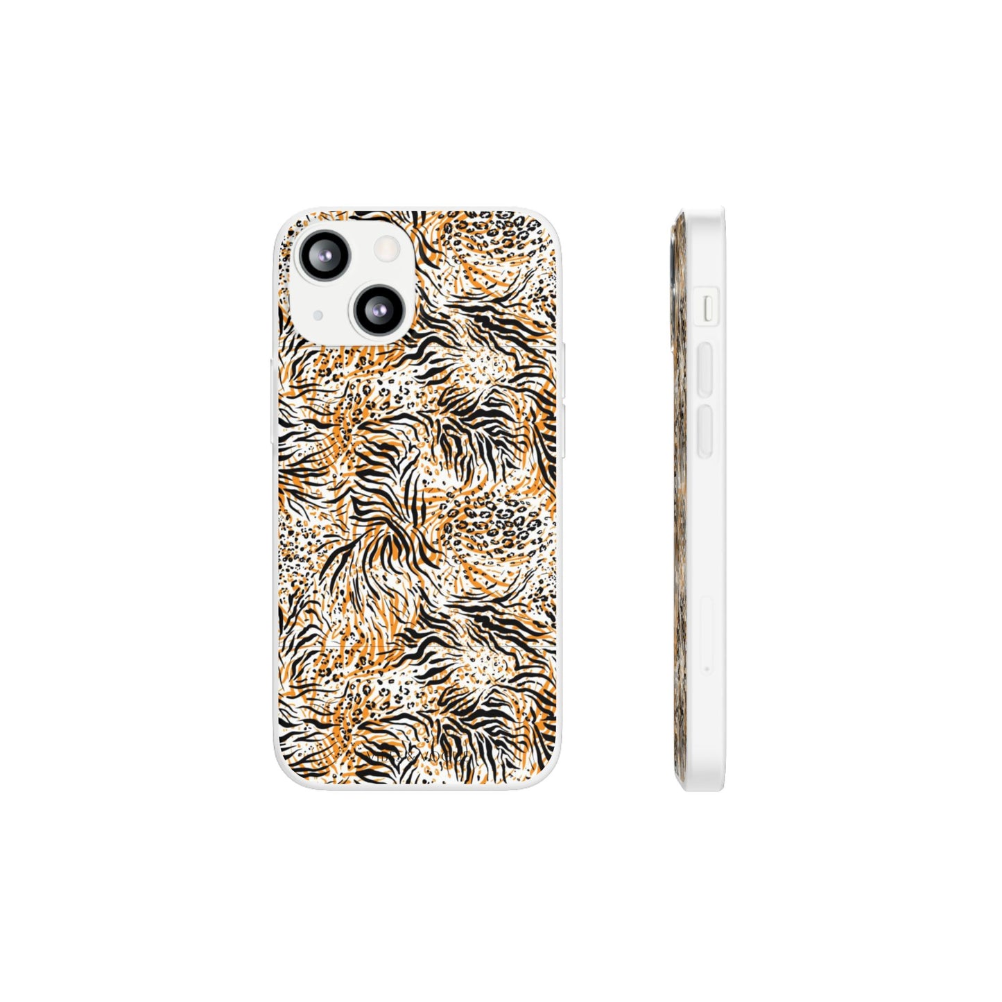 Wild Animal Print Flexi Case for iPhone - Fierce & Trendy Design