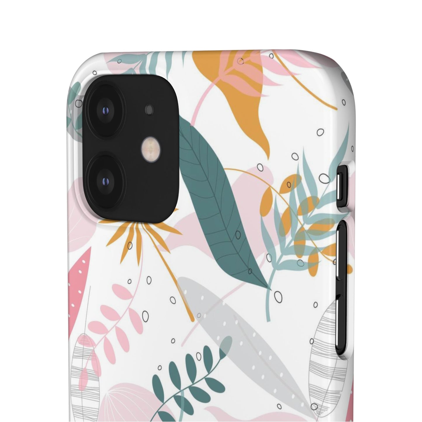 Floral Snap Case - Stylish Phone Protector with Botanical Design