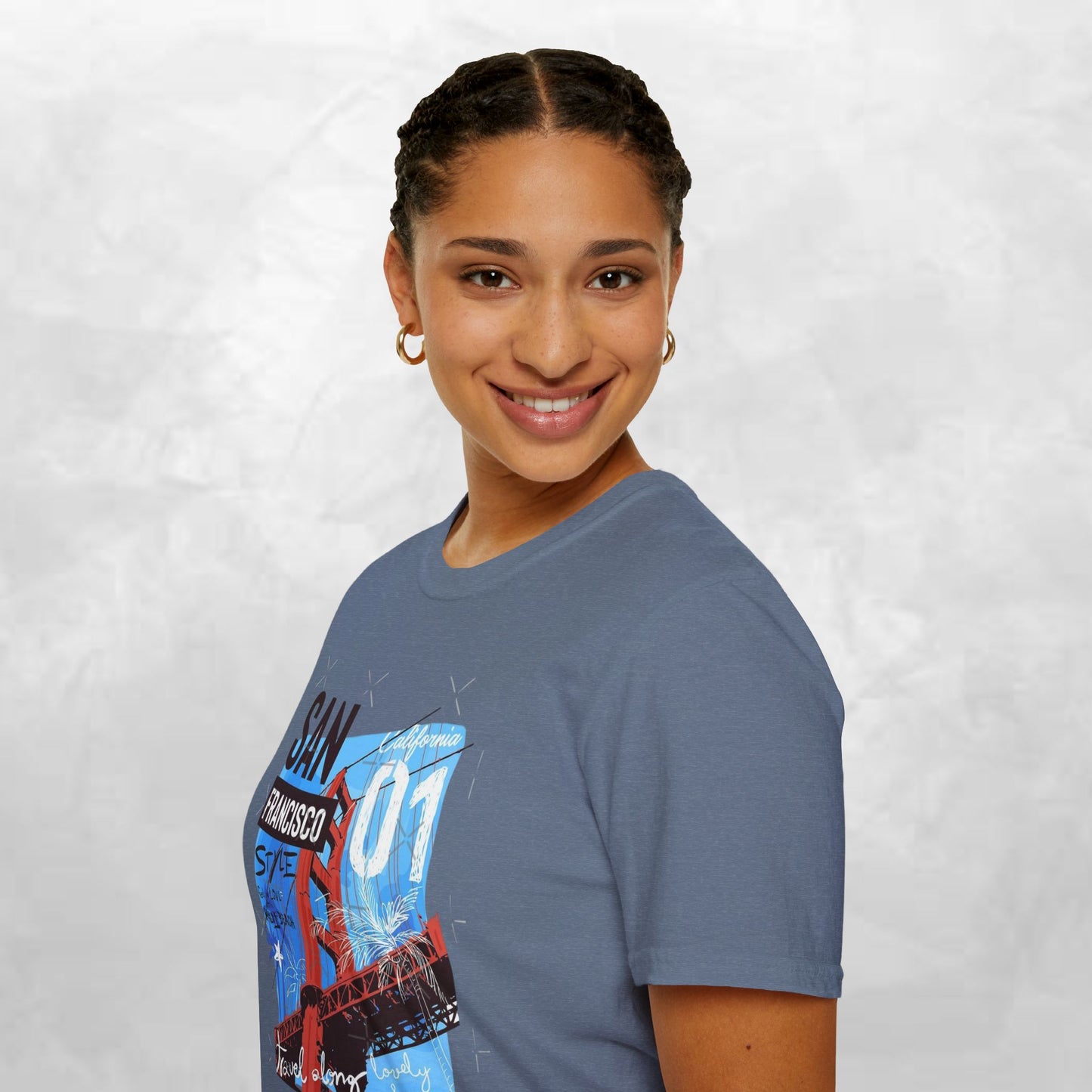San Francisco Golden Gate Bridge Graphic T-Shirt — City Travel Tee