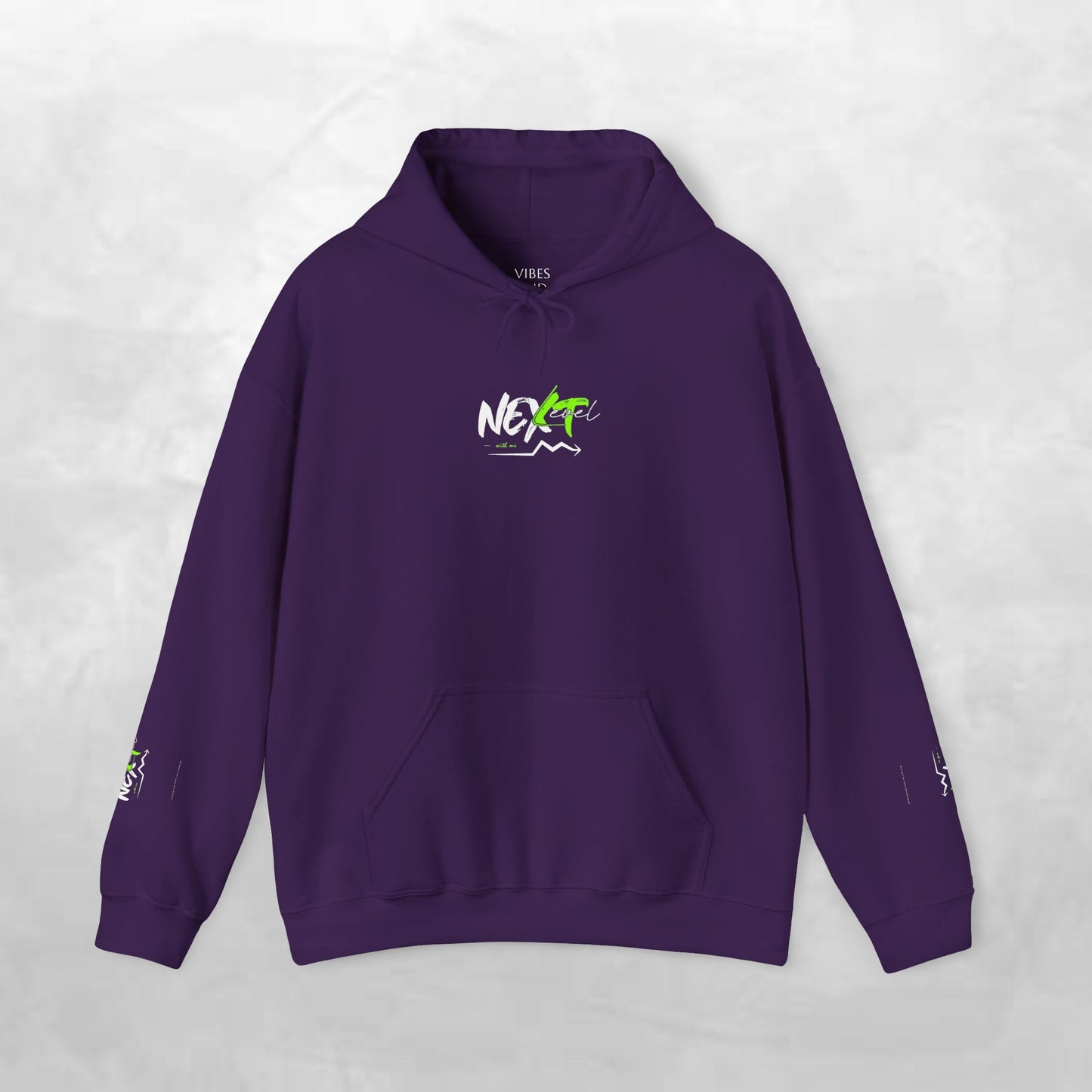 Next Wave Hoodie — Black Streetwear Hoodie with Neon Green Graphic
