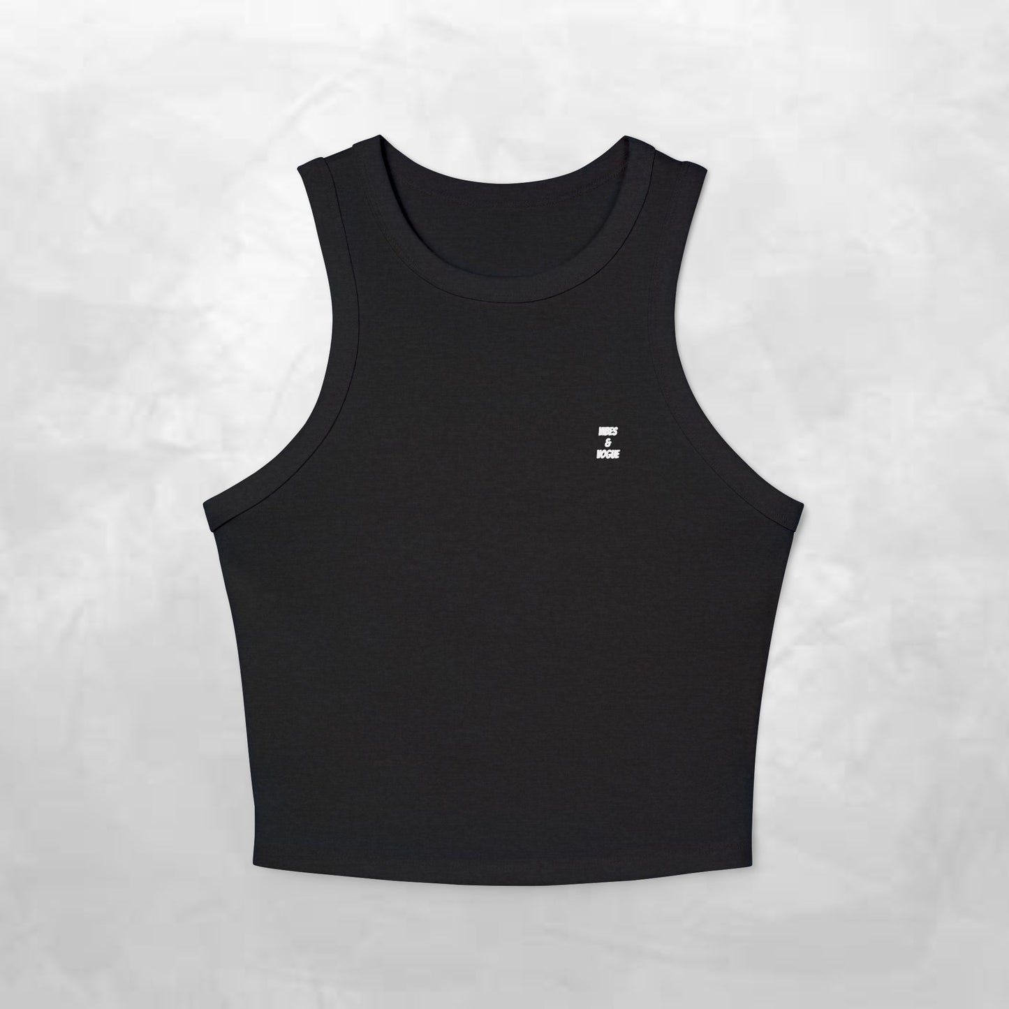 Women's Micro Rib Racer Tank Top - Effortless Everyday Style