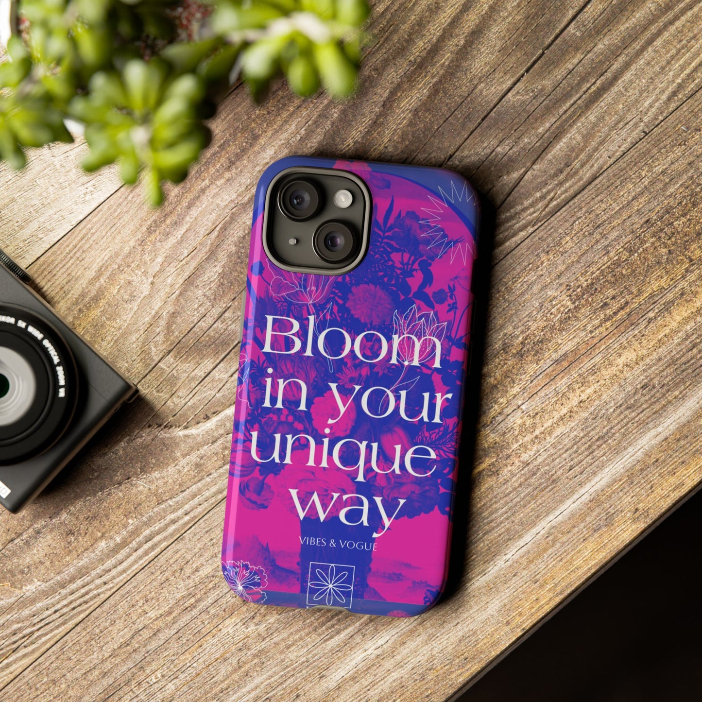 Bloom in Your Unique Way Phone Case - Tough and Stylish Design