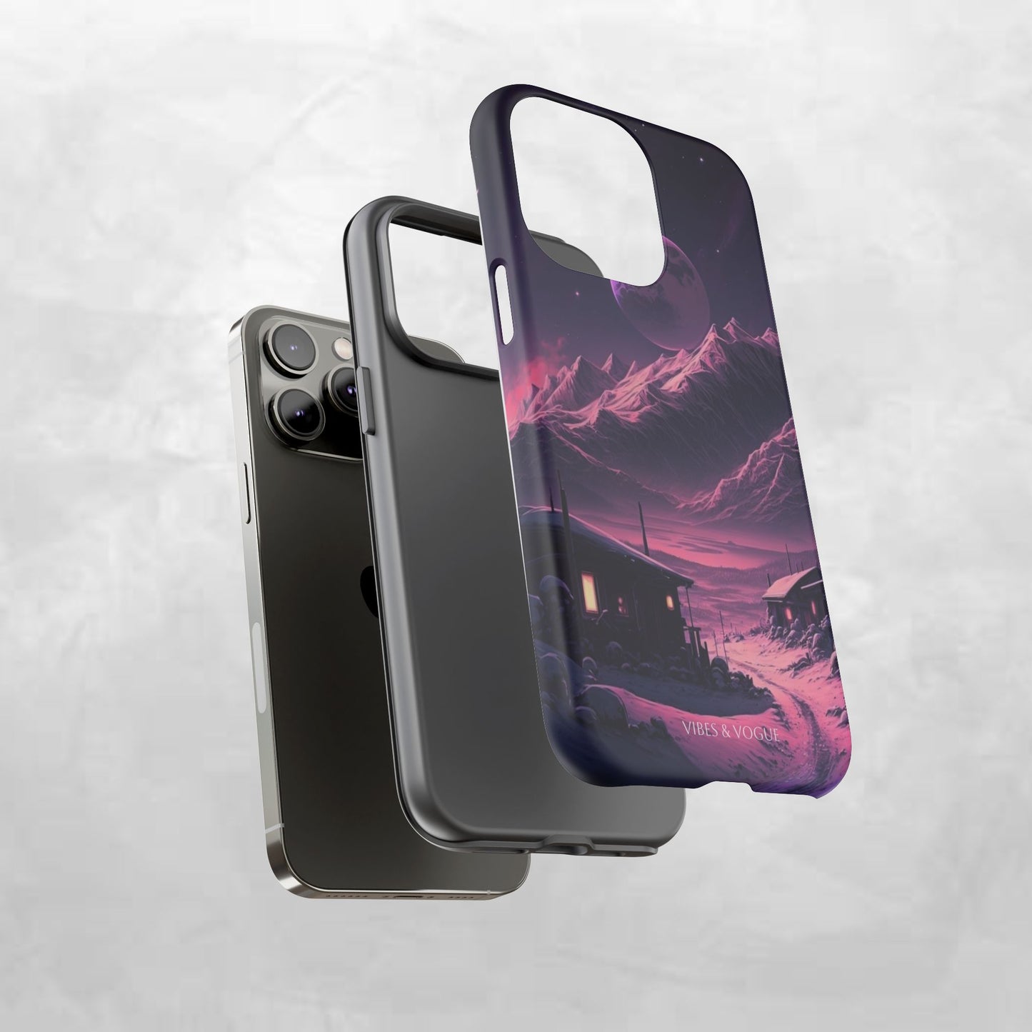 Futuristic Phone Case, Galaxy Aesthetic, Cosmic Art, Stylish Protection, Gifts for Tech Lovers