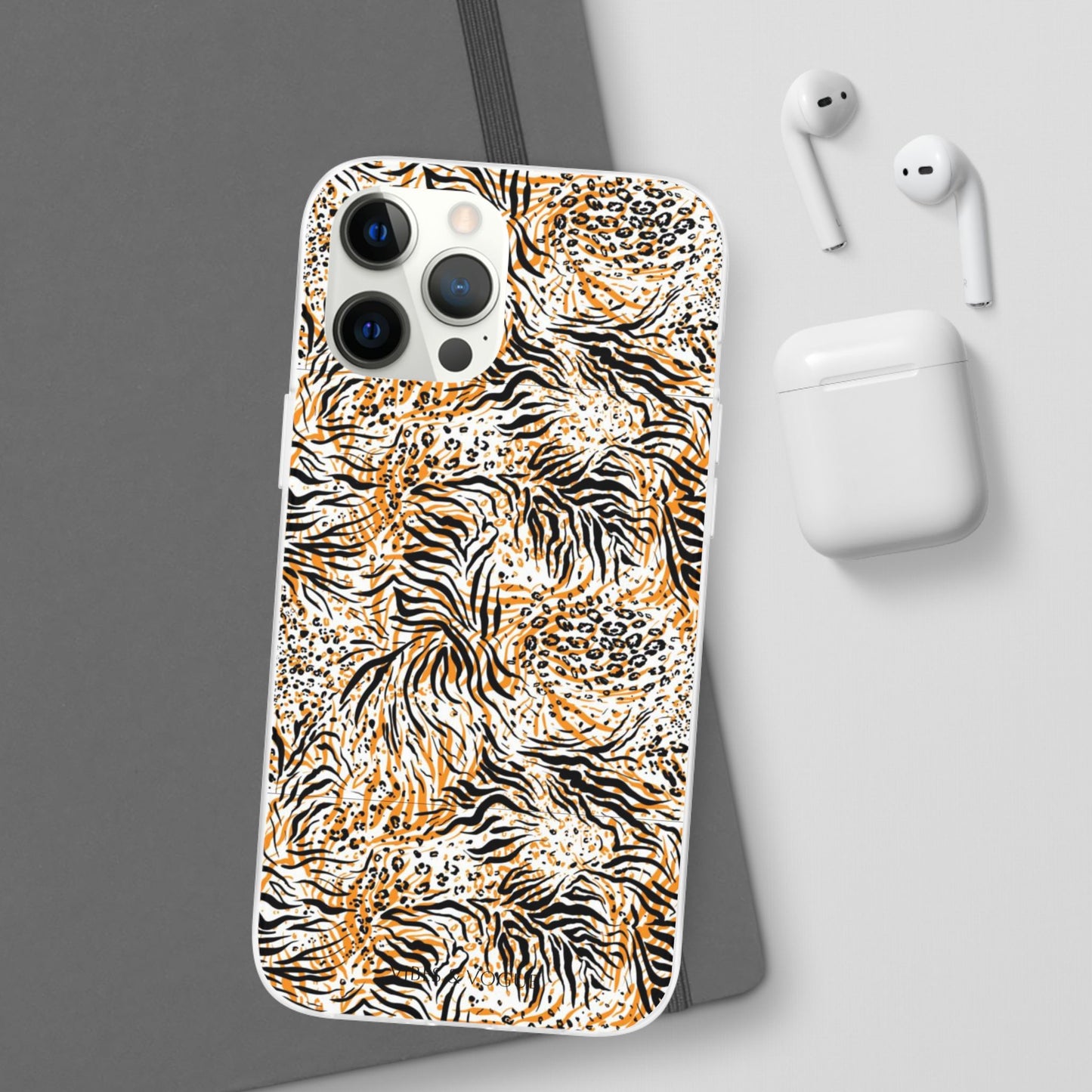 Wild Animal Print Flexi Case for iPhone - Fierce & Trendy Design