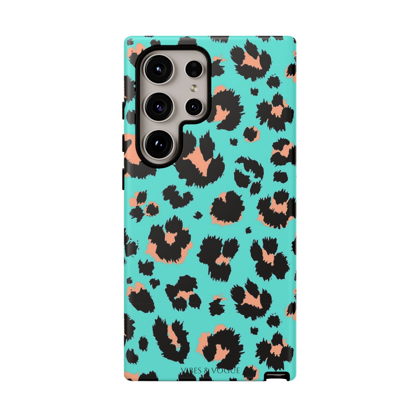 Leopard Print Phone Case, Tough Phone Case, Wild Style Accessory, Animal Print Cover, Stylish Phone Protection
