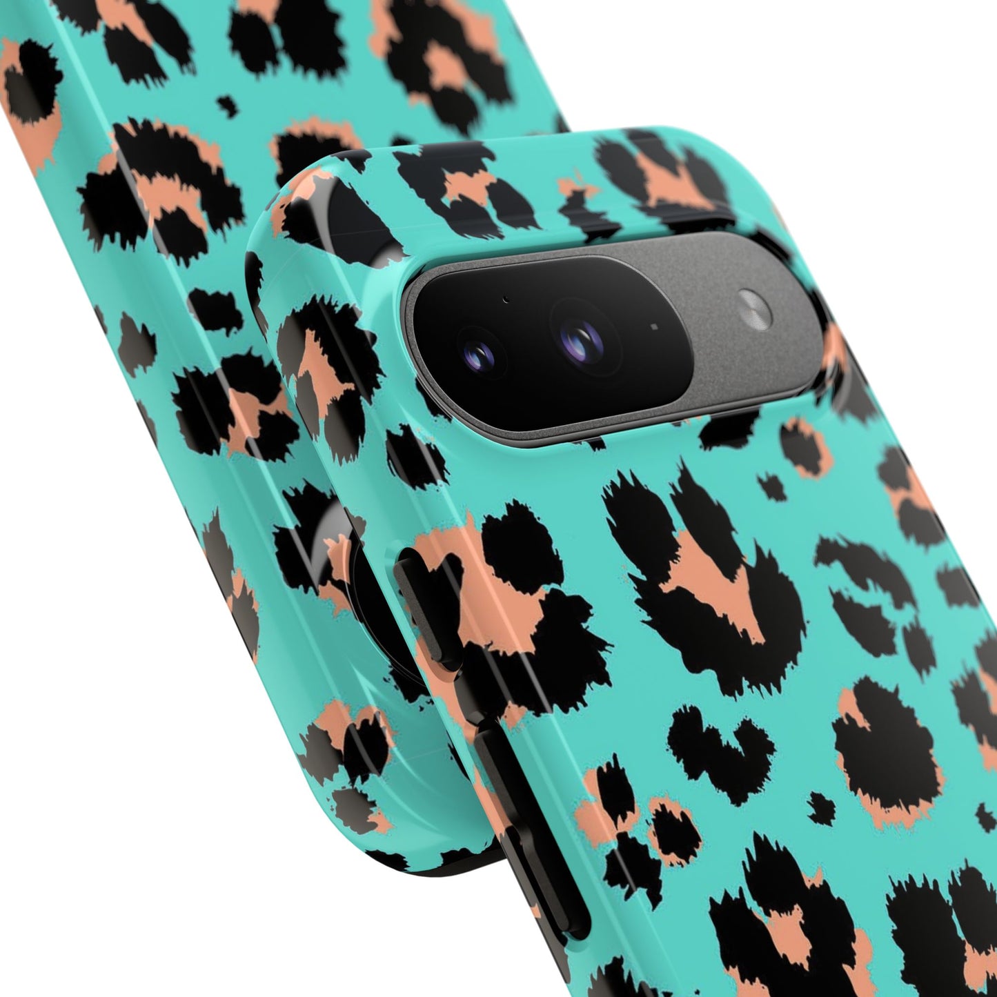 Leopard Print Phone Case, Tough Phone Case, Wild Style Accessory, Animal Print Cover, Stylish Phone Protection