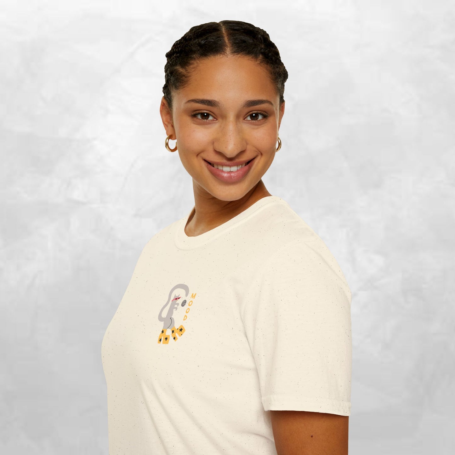 Ghost & Sunflowers T-Shirt — Cute Minimal Halloween Tee