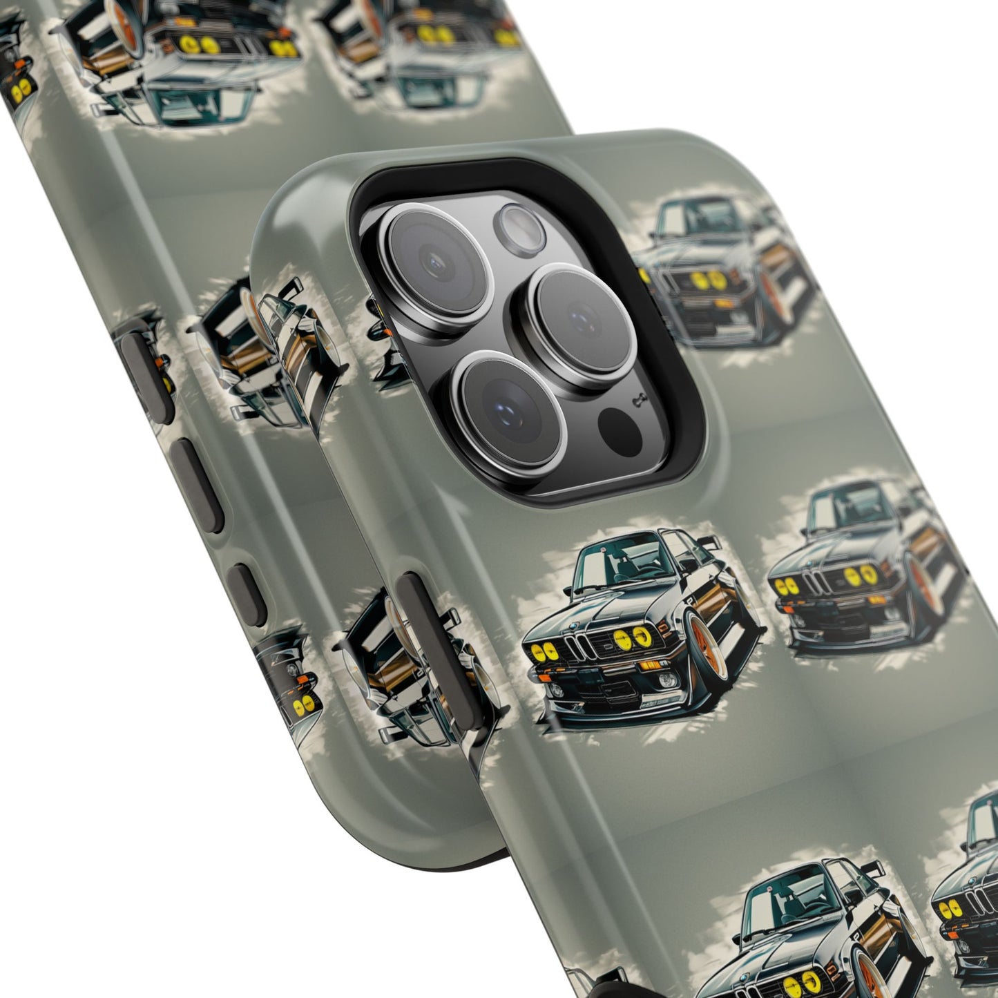 Stylish Car-Themed Magnetic Tough Cases - Perfect for Auto Enthusiasts